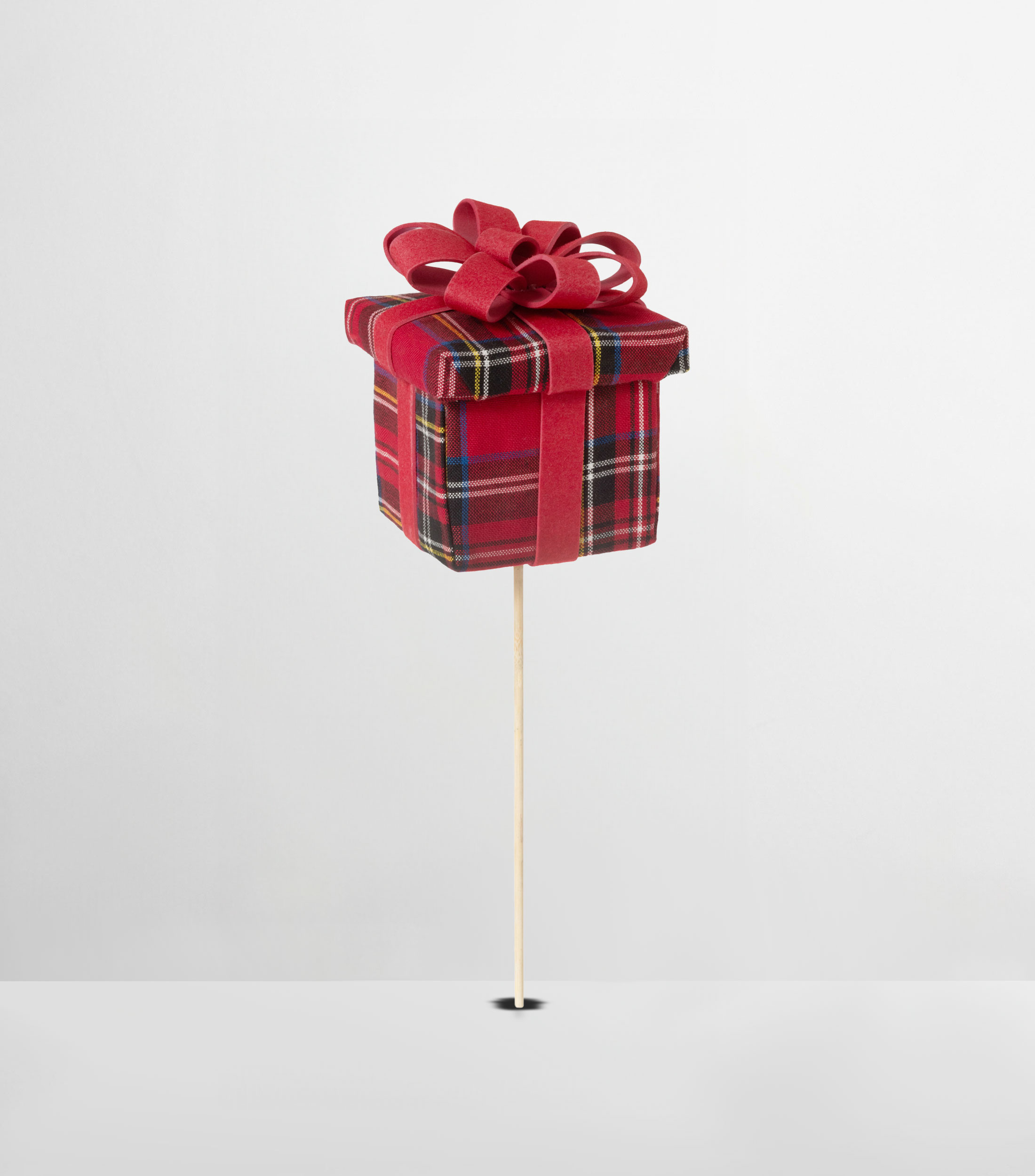 Ornamento navideño Regalo Scotch Grande en textil