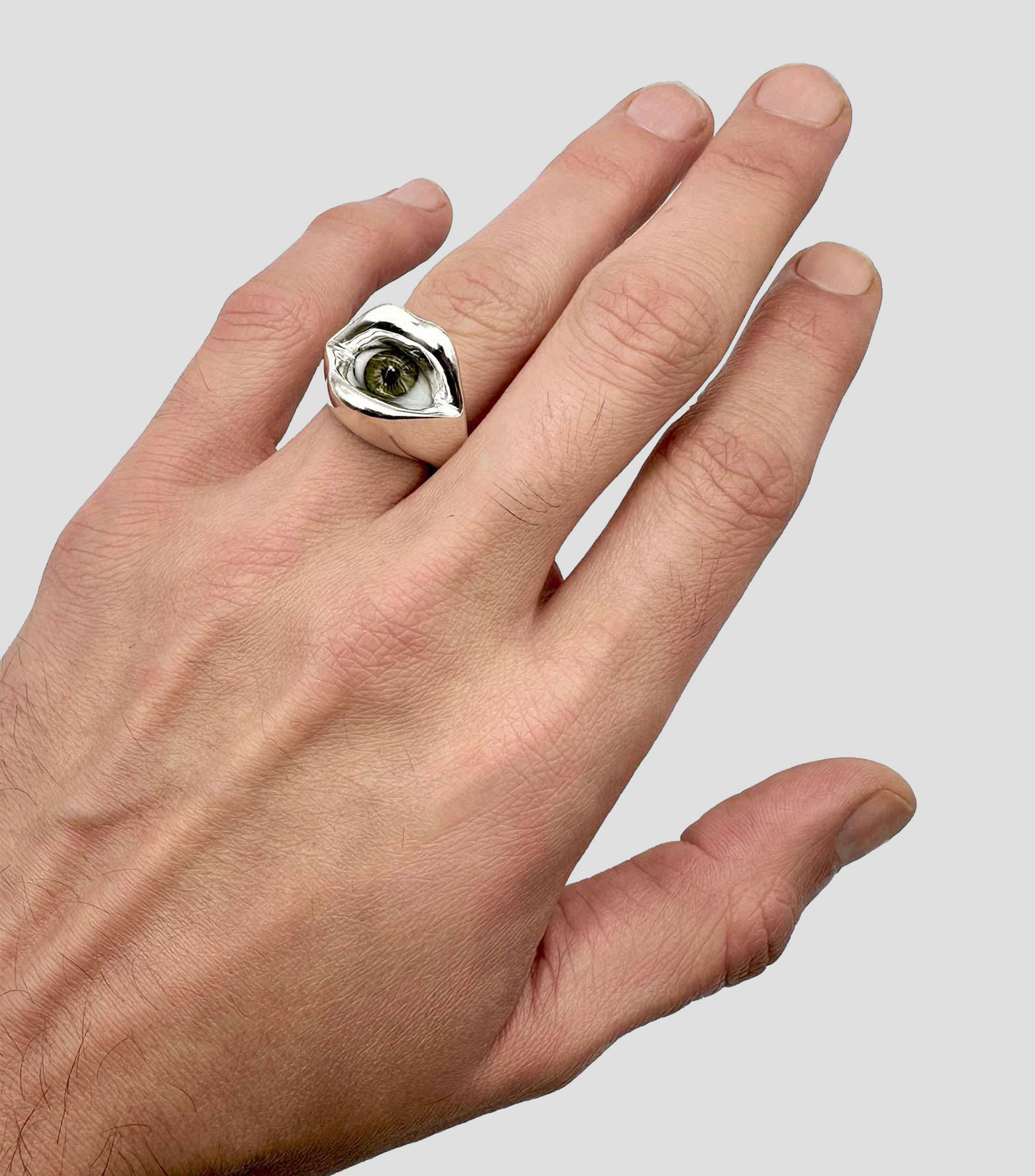 Anillo en Plata Esterlina con Ojo Unisex
