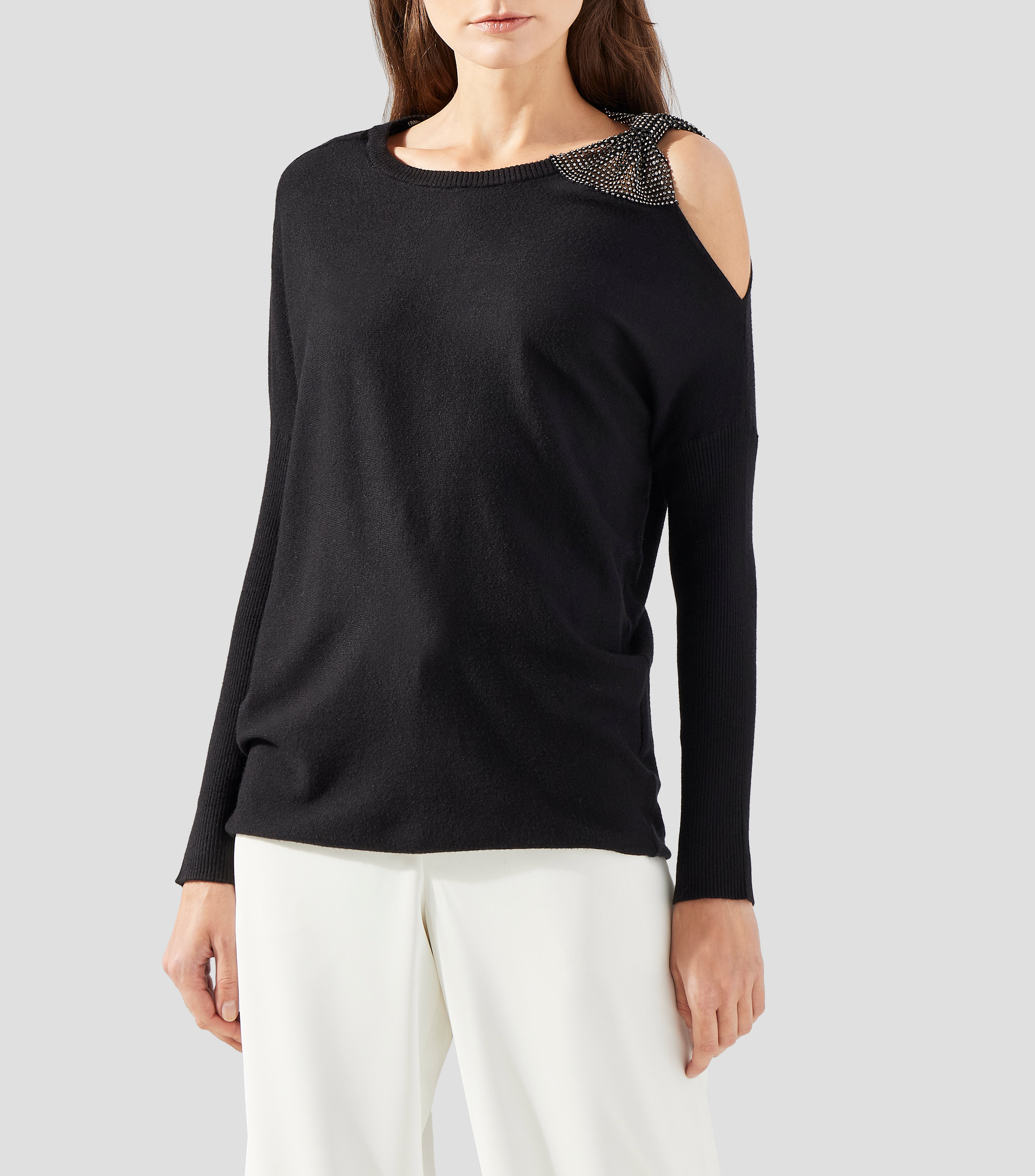 Suéter cuello redondo Mujer