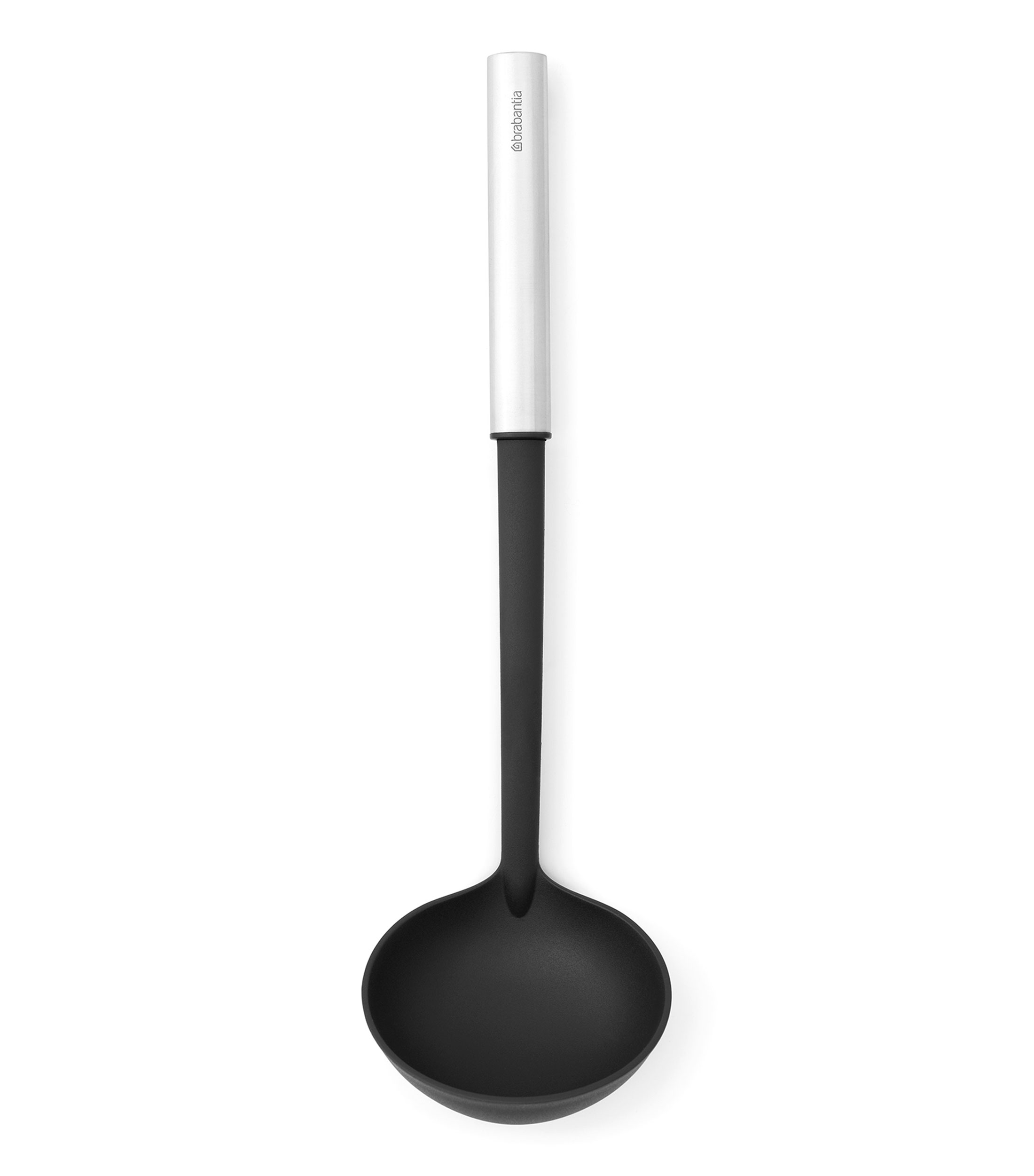 Cucharón Sopero Profile Plata, Negro