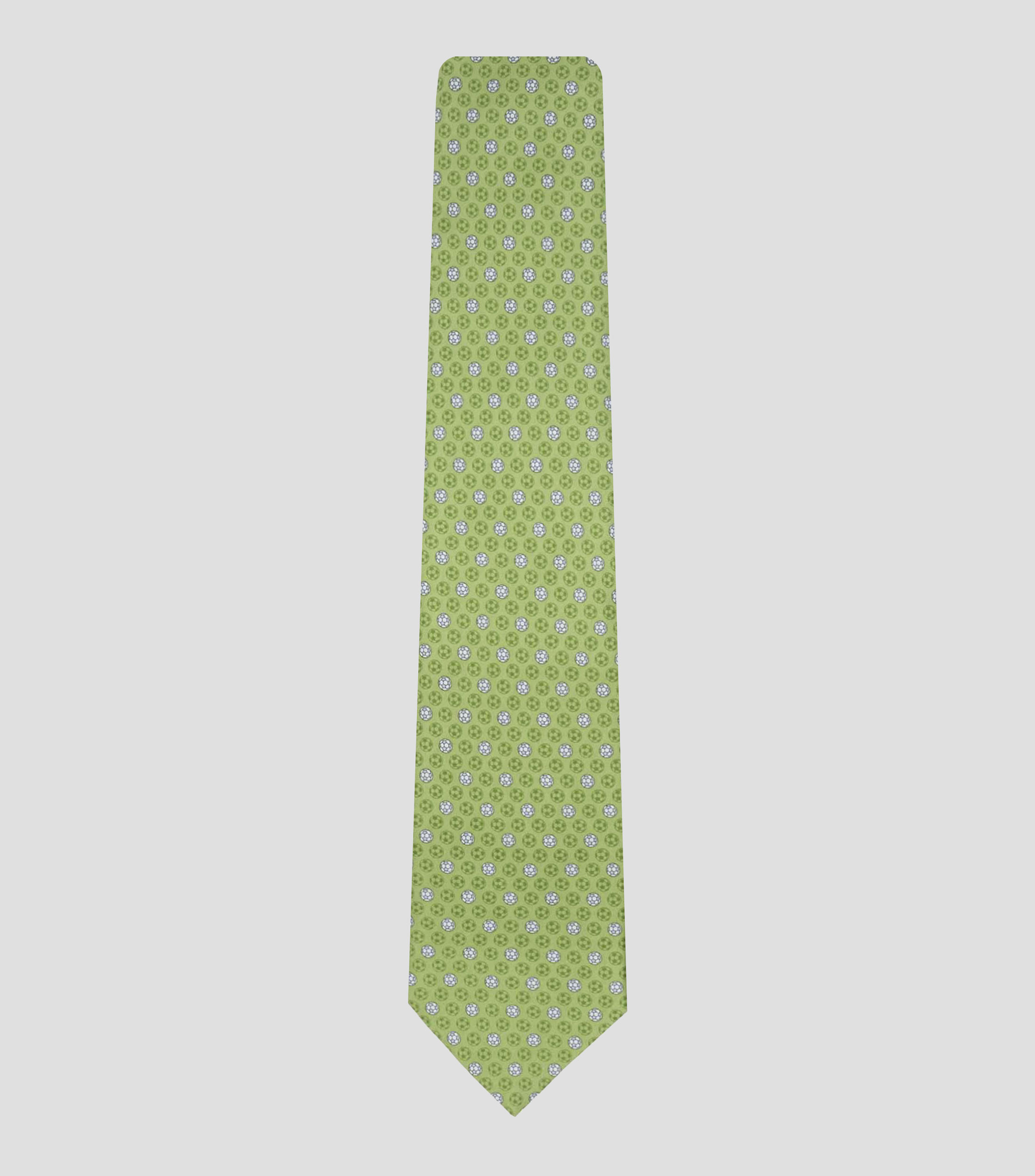 Corbata ancha de seda estampada