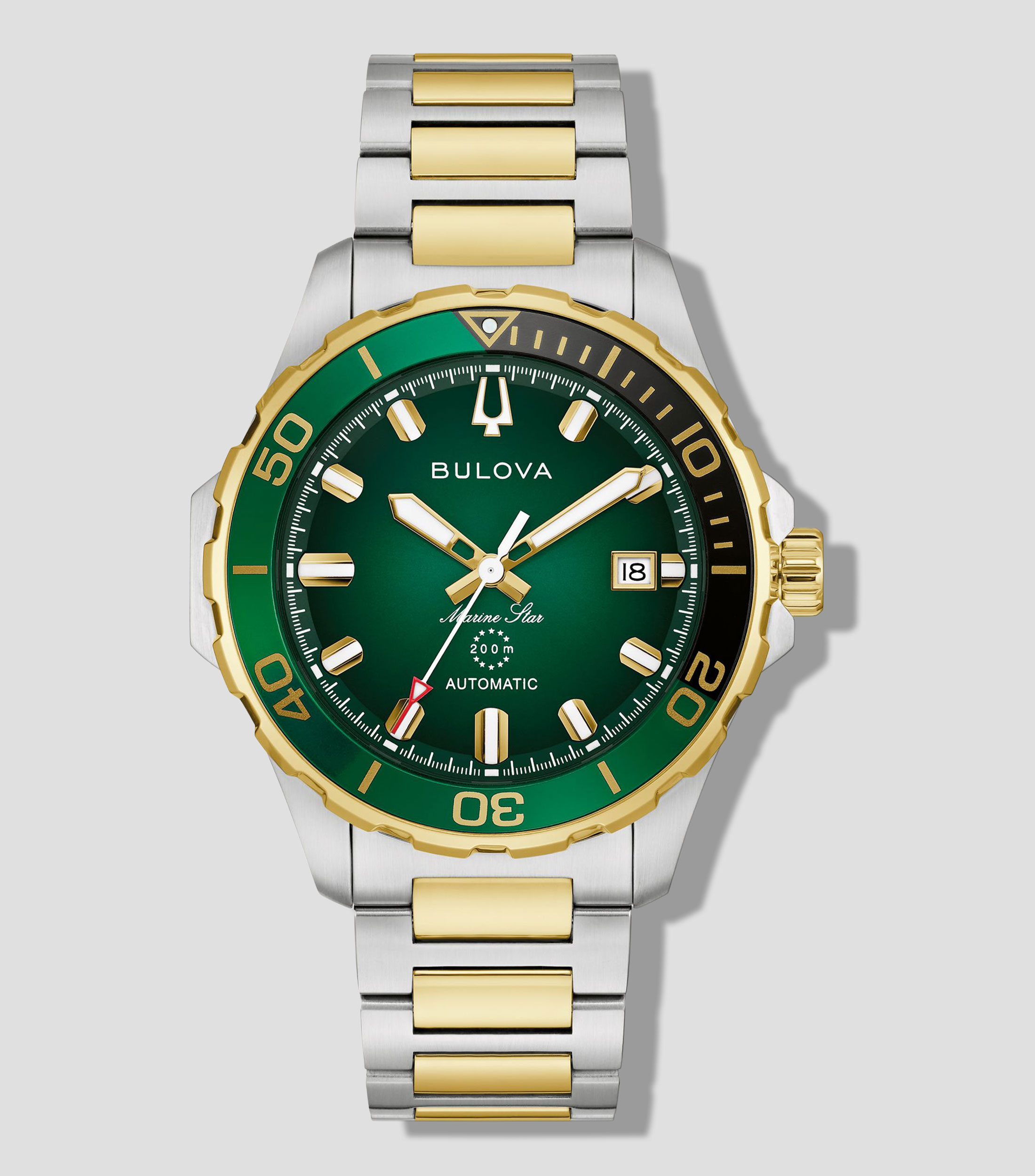 Reloj para hombre Marin Star casual plateado, dorado