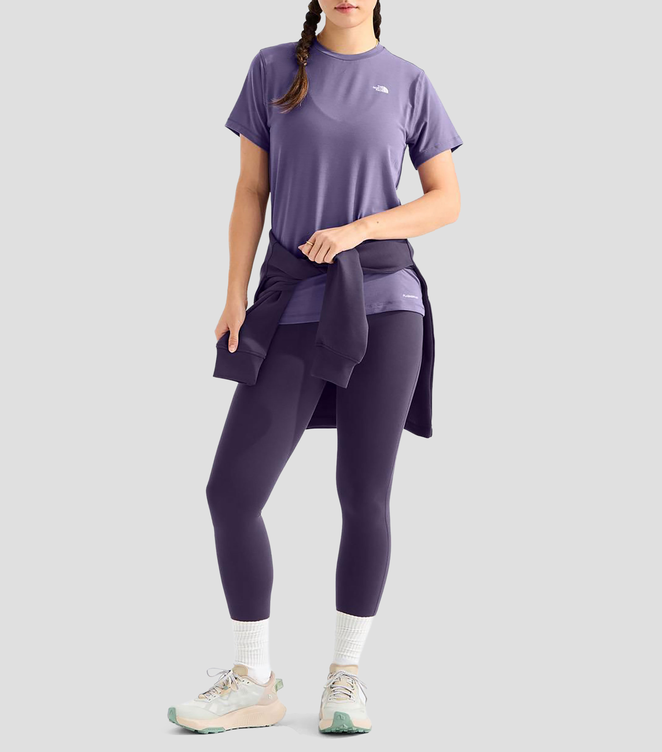 Playera para correr W Adventure Tee de cuello redondo manga corta Lisa Mujer