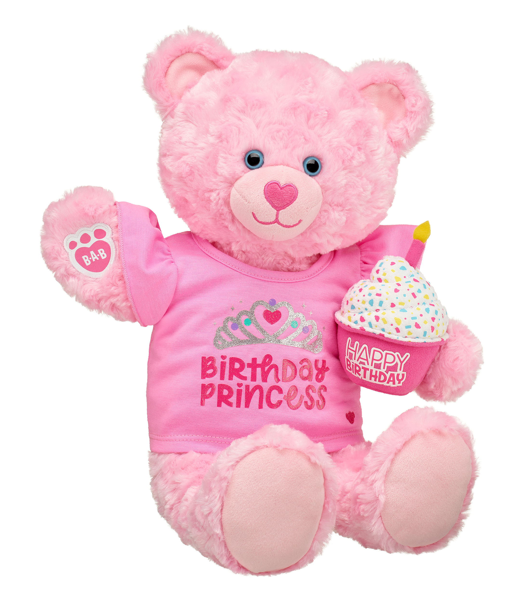 Cupcake de Cumpleanos Rosa