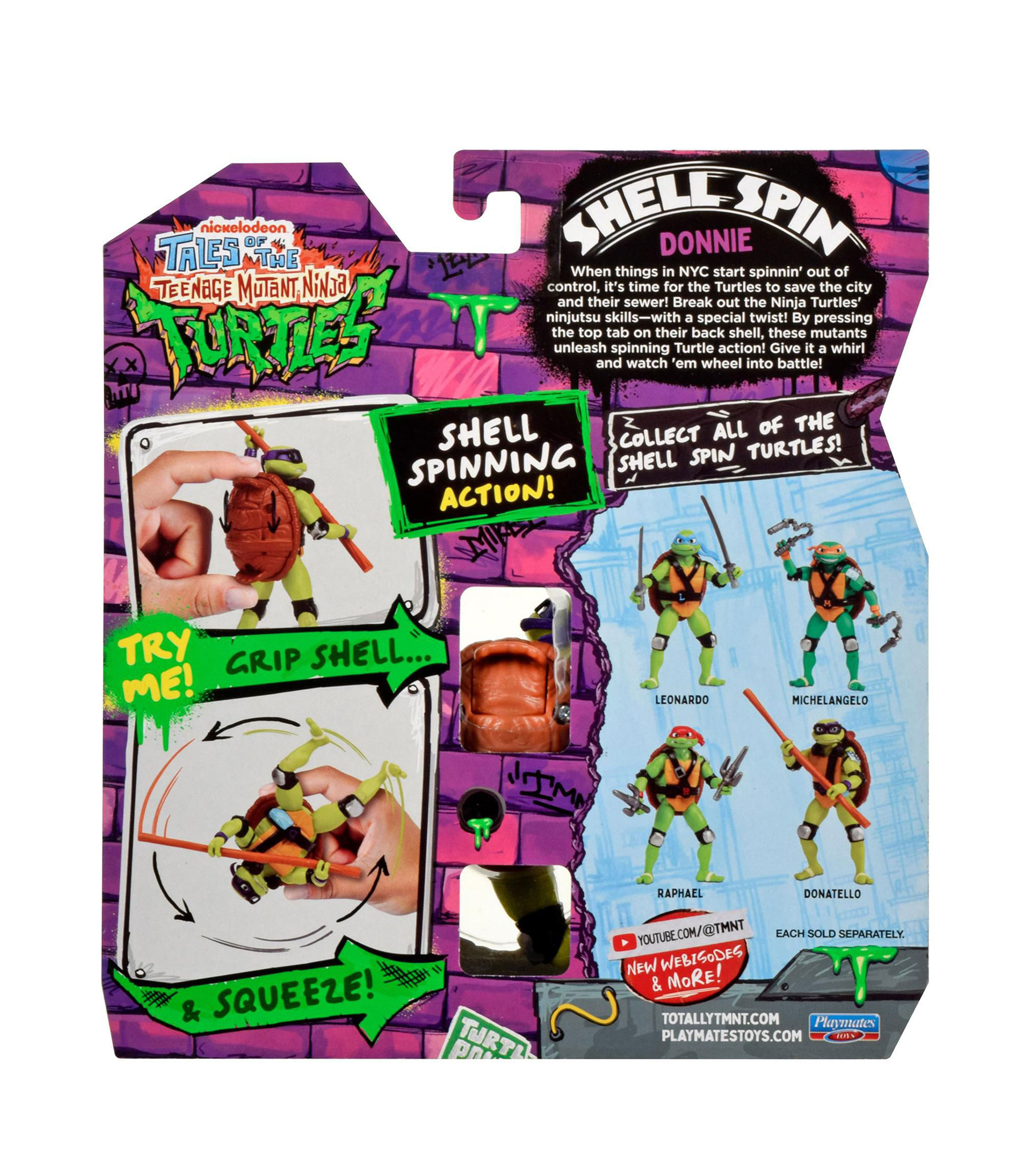 Figura de acción Shell Spin Donnie