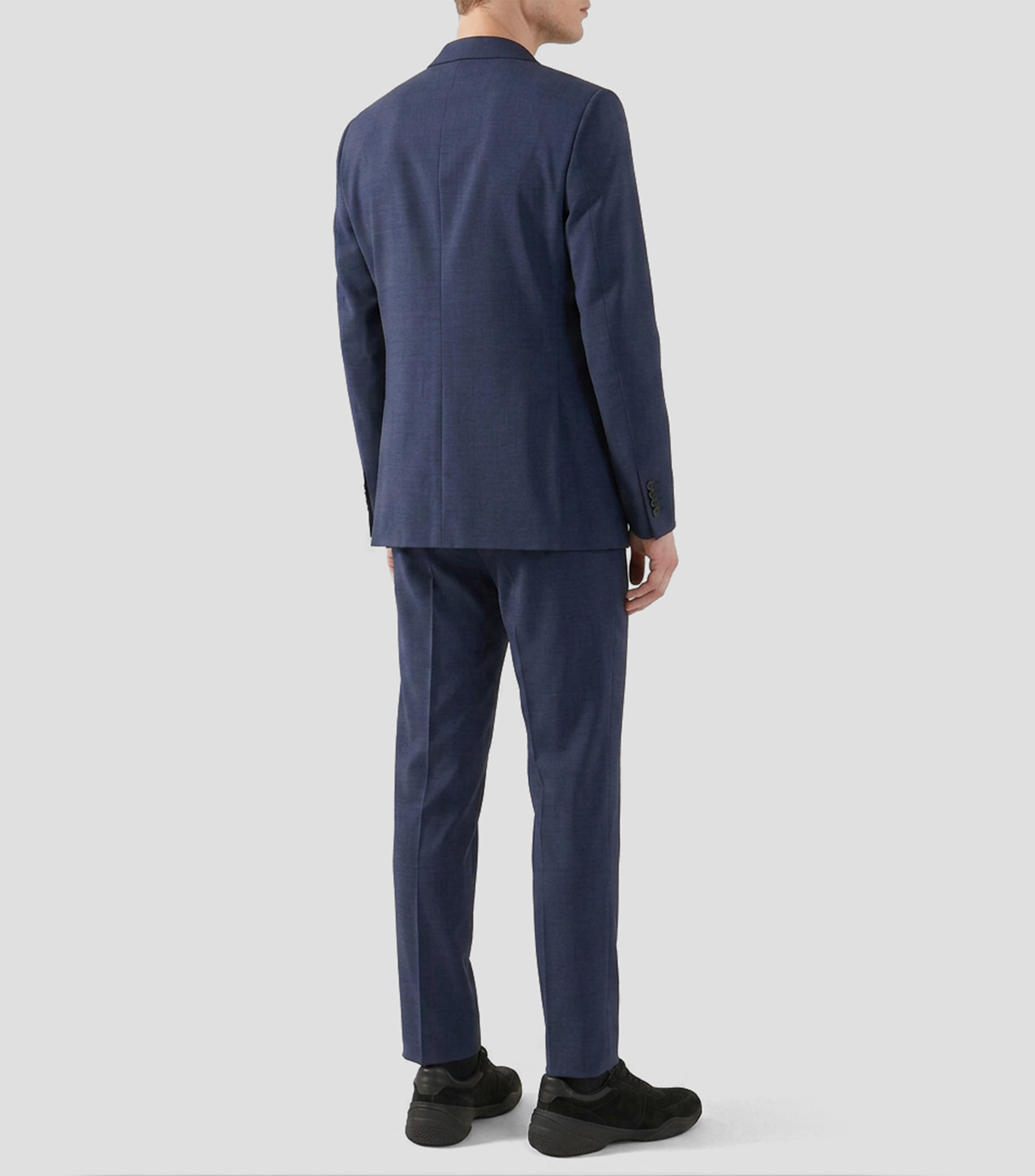 Traje de corte slim liso Hombre
