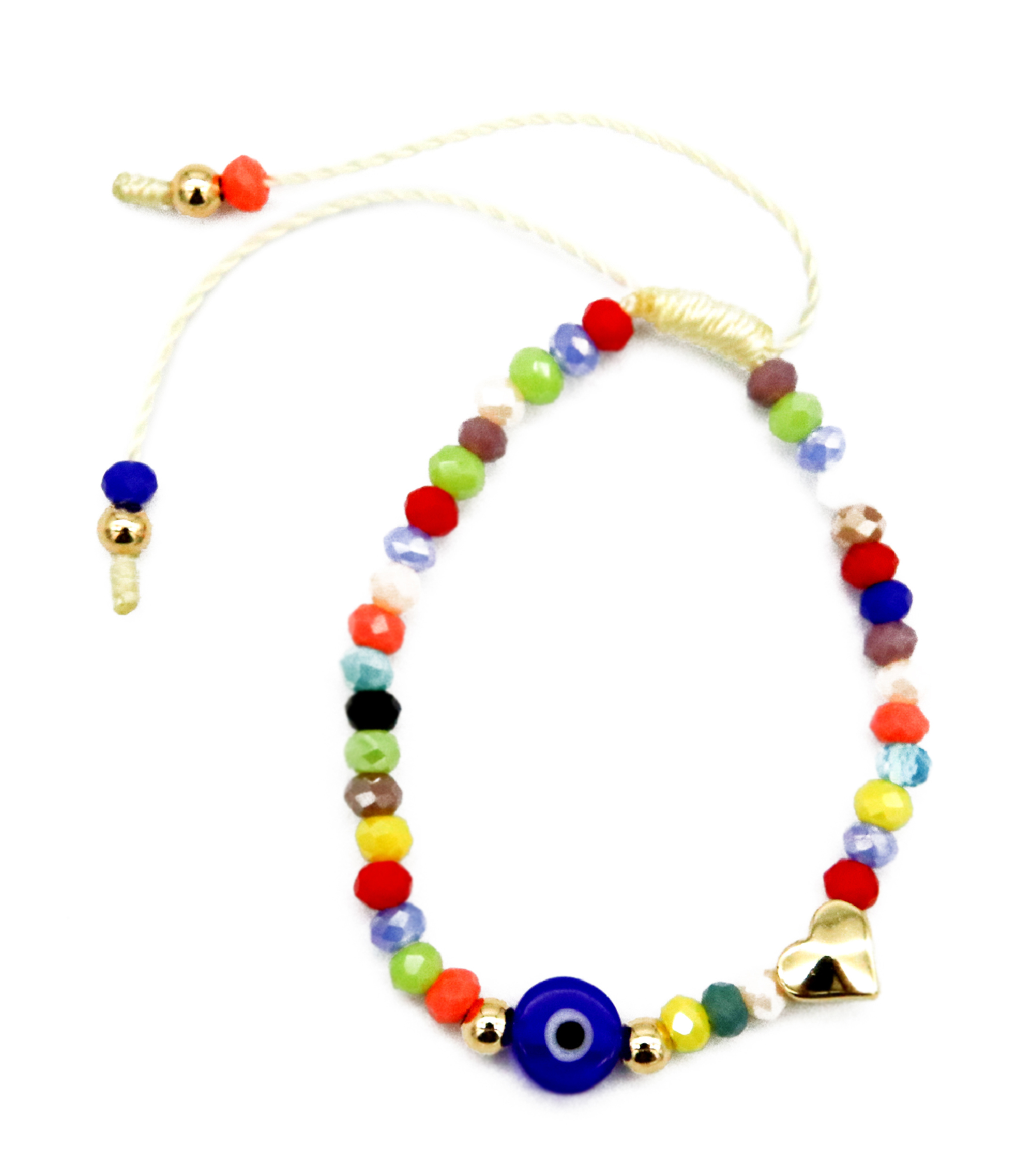 Pulsera Ajustable Ojos Multicolor Bebe