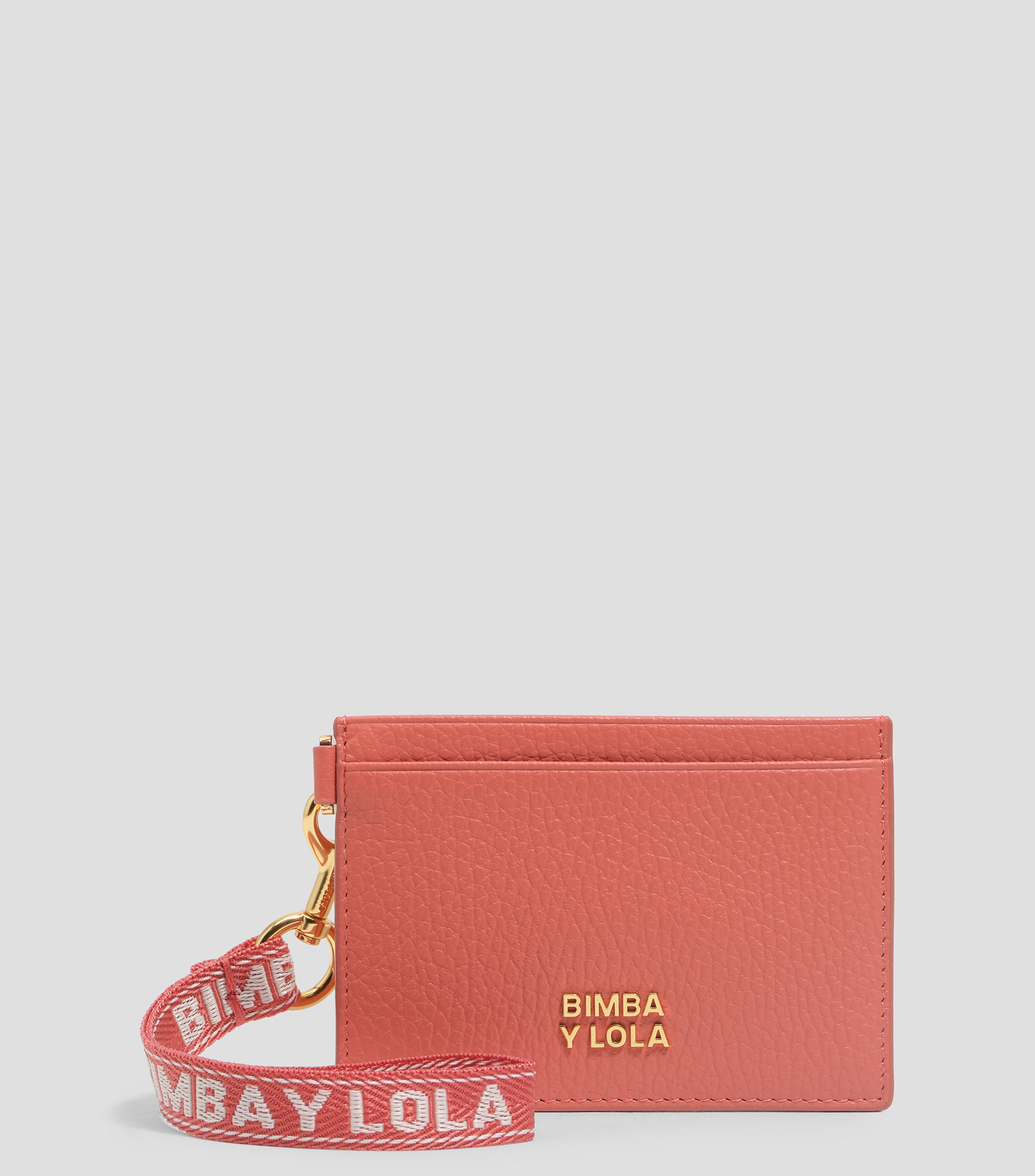 Tarjetero piel rosa chicle Mujer