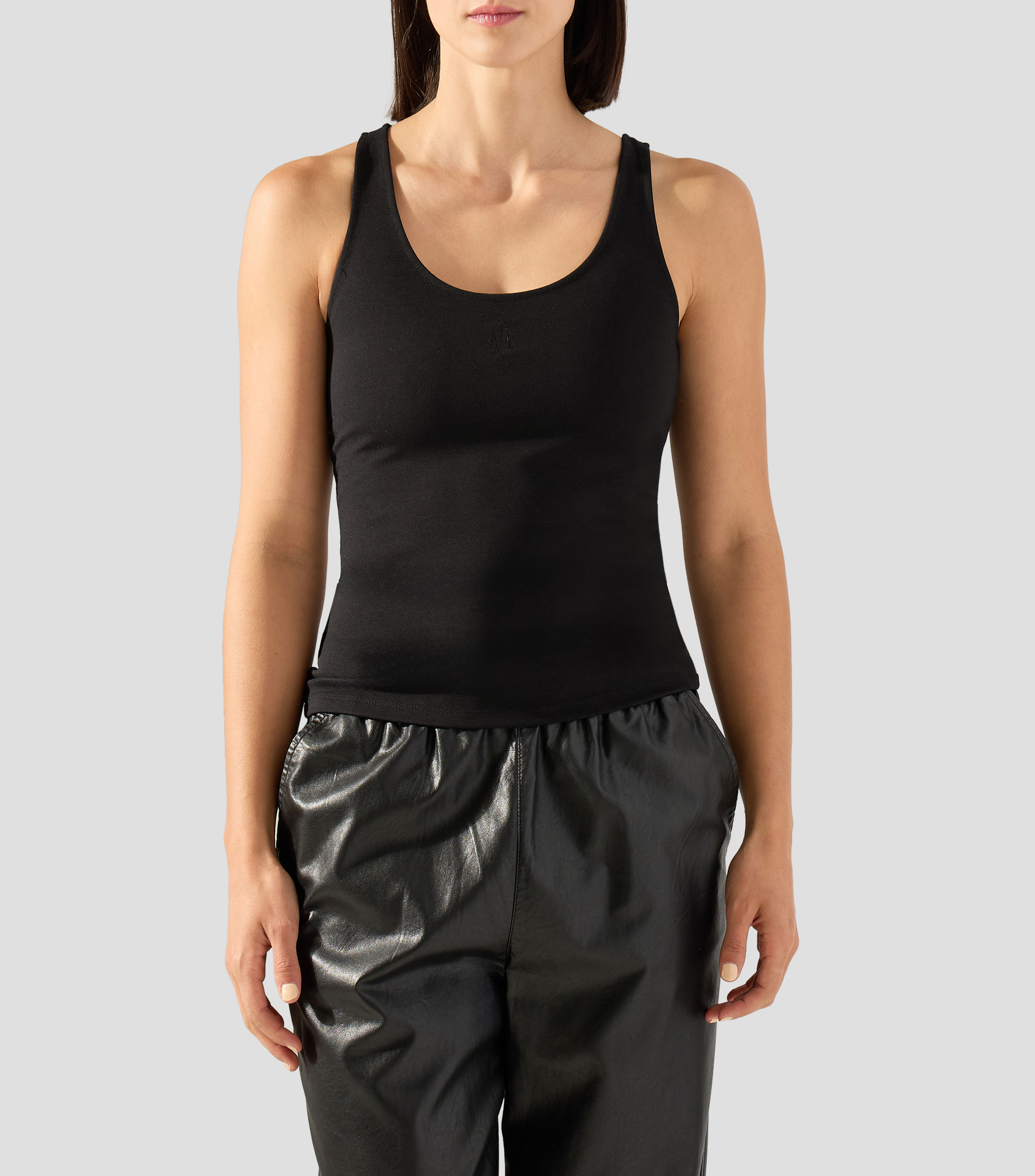 Top liso Mujer