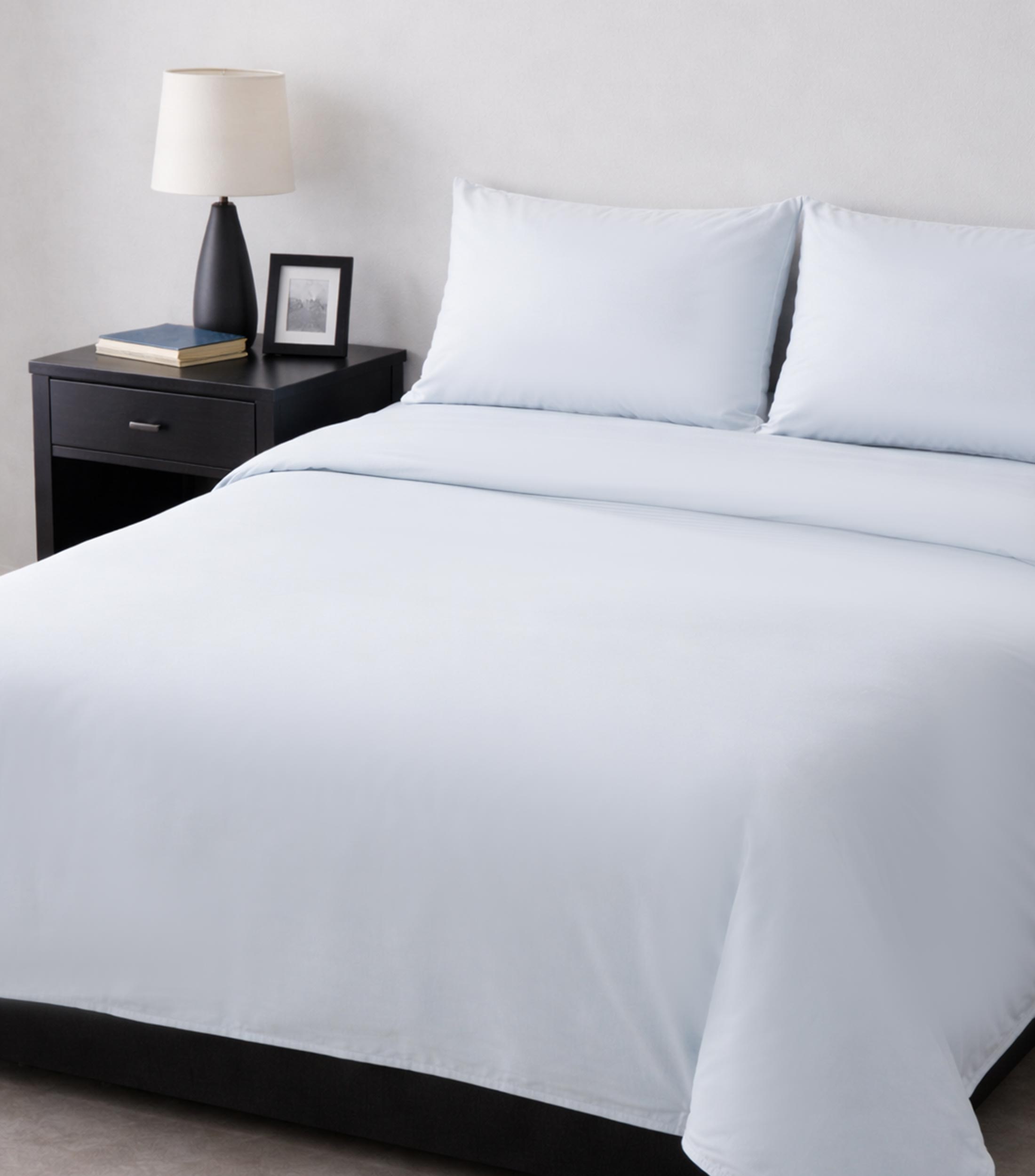 Juego de Funda para Duvet Matrimonial de Algodón Azul