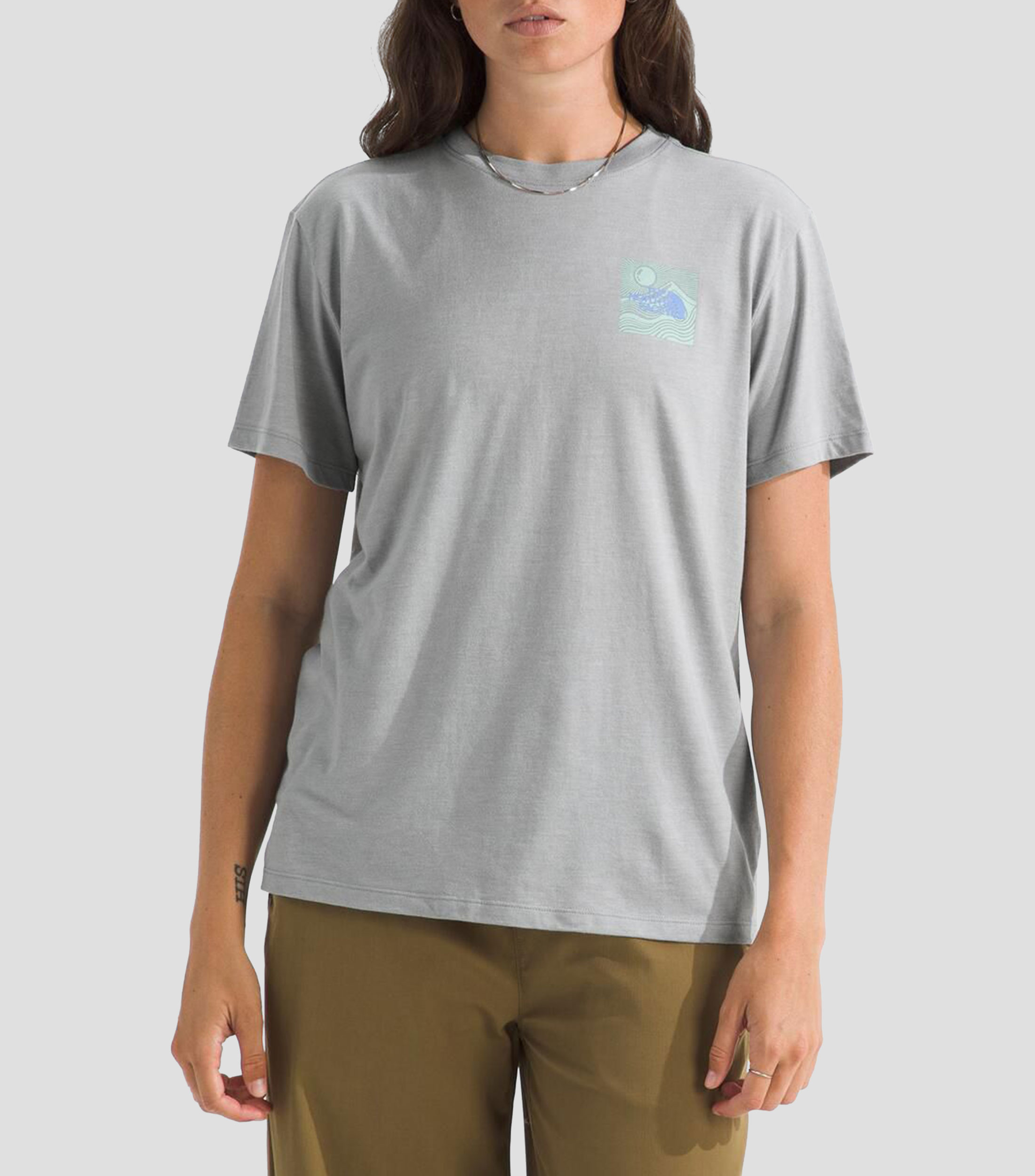 Playera W Triblend Mountain Mujer