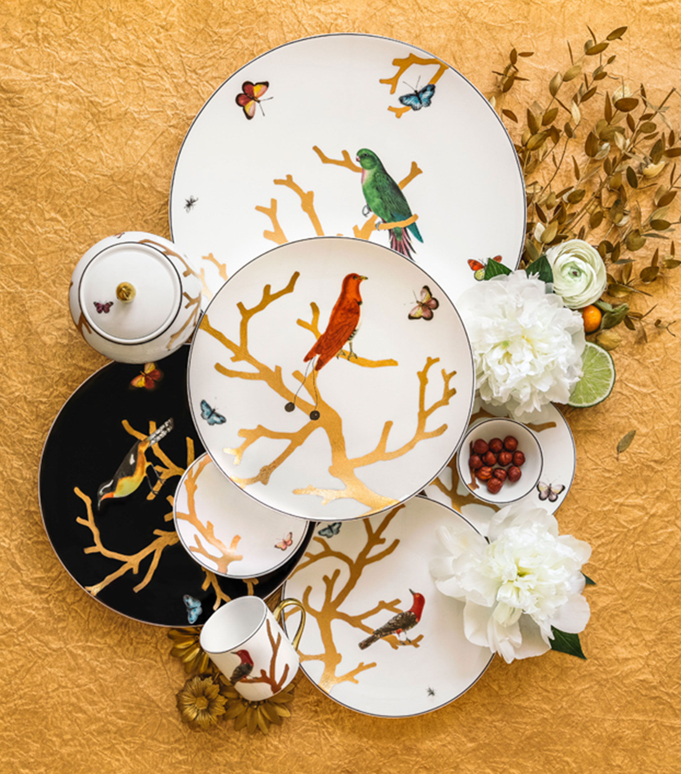 Terno para café Aux Oiseaux