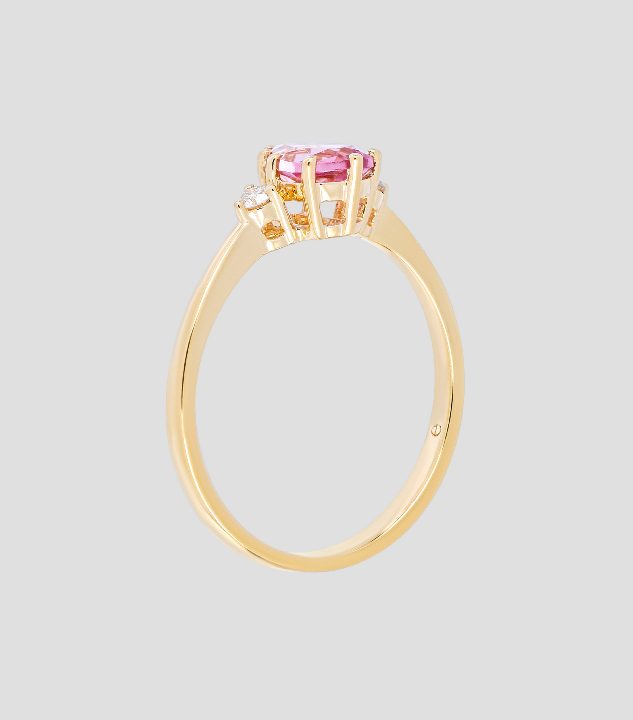 Anillo en oro amarillo de 18 Kts Mujer