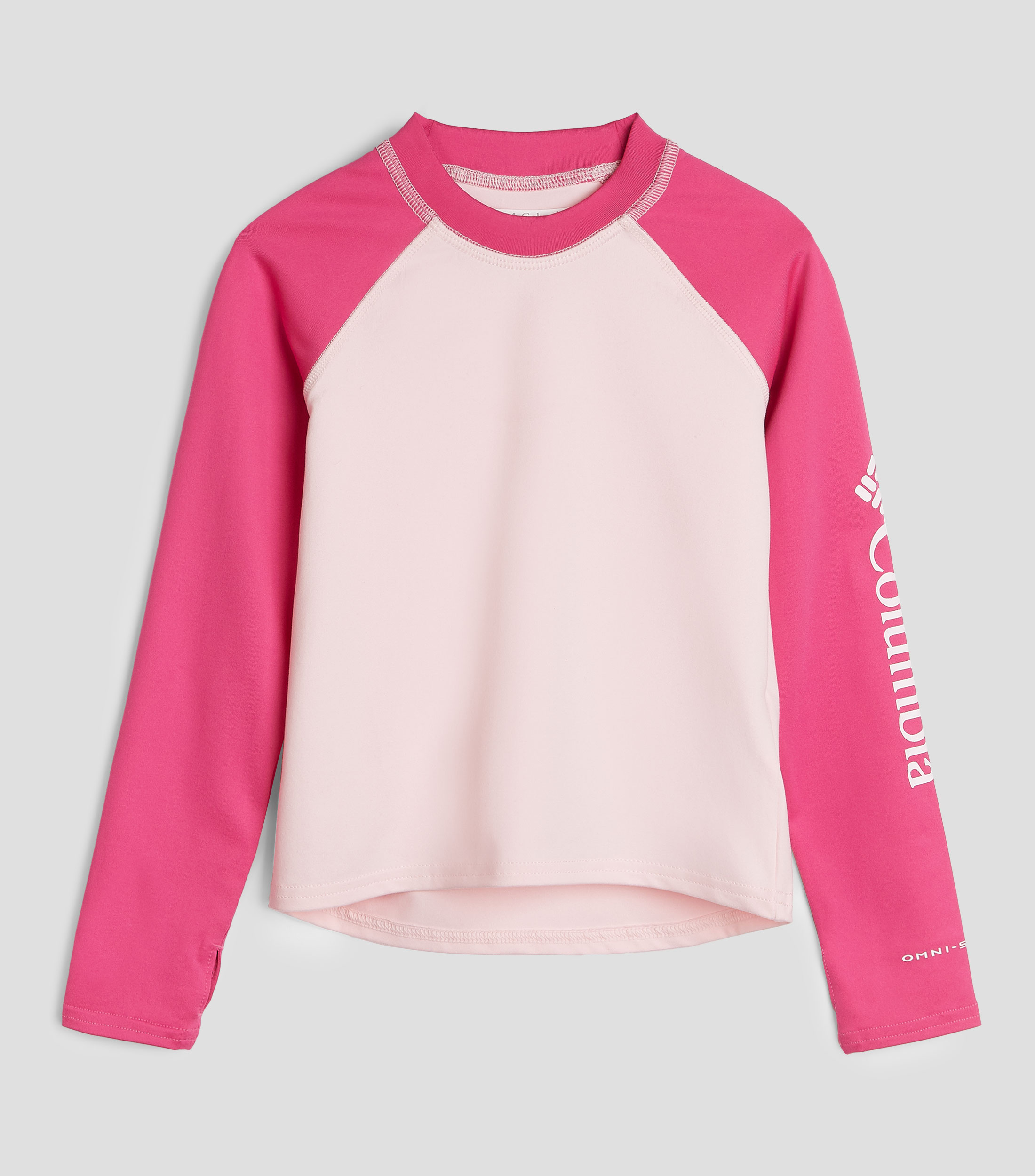 Playera cuello redondo manga larga Niña