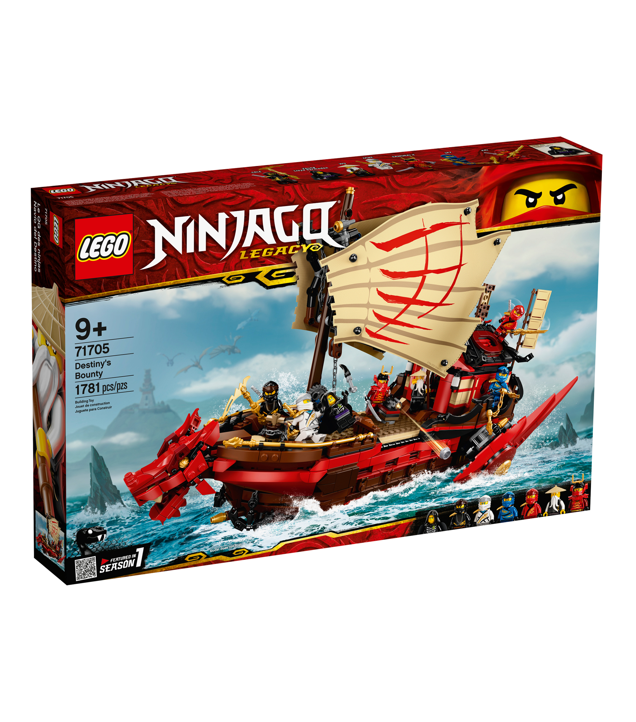 ninjago navio del destino