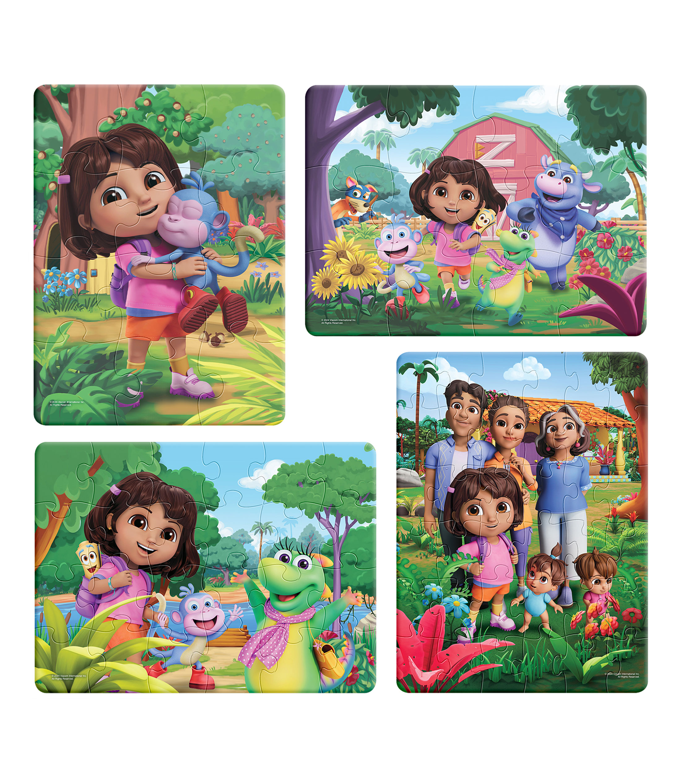 Rompecabezas 4 en 1 Dora la Exploradora