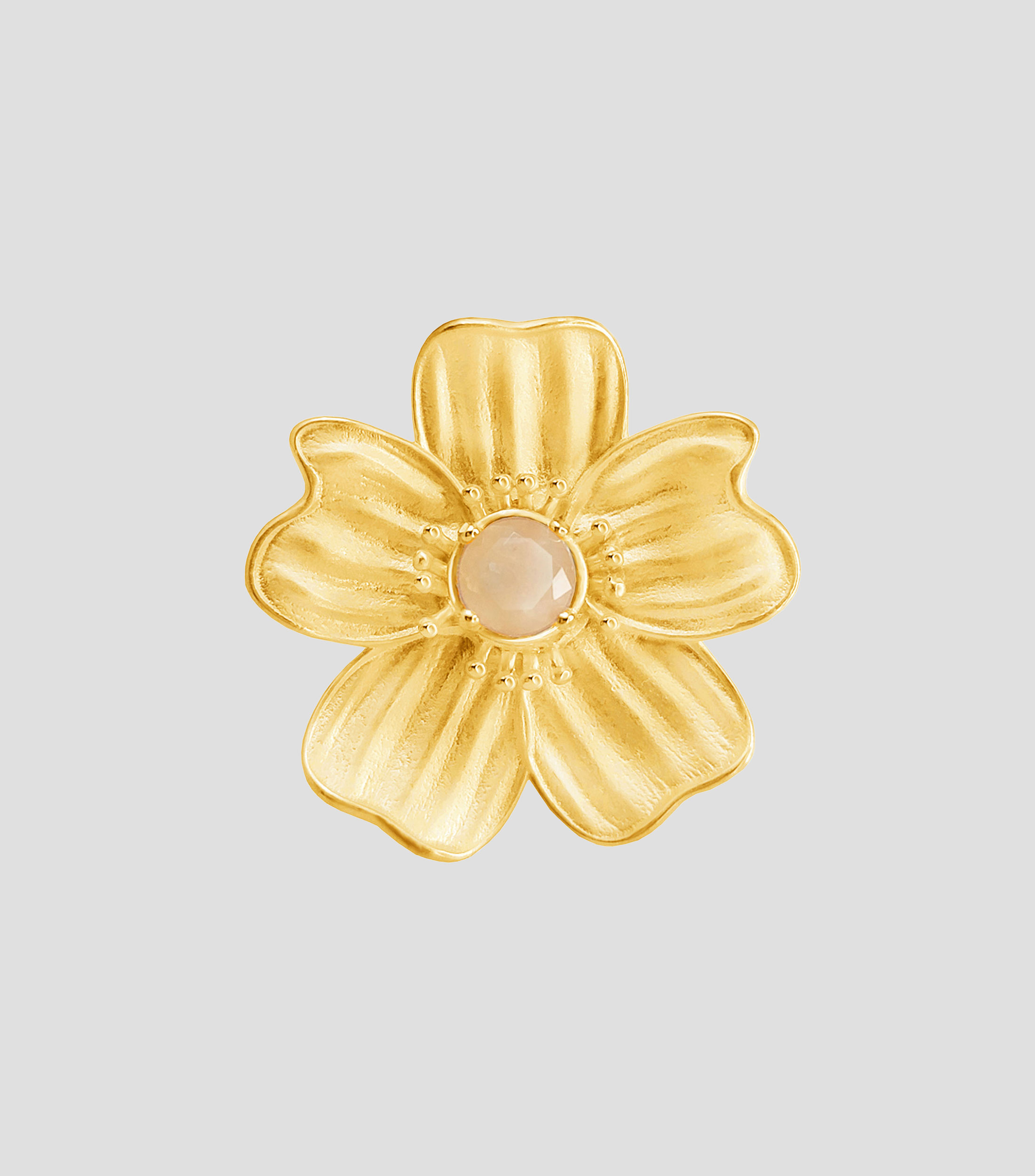 Anillo en plata . 925 Flor Mujer