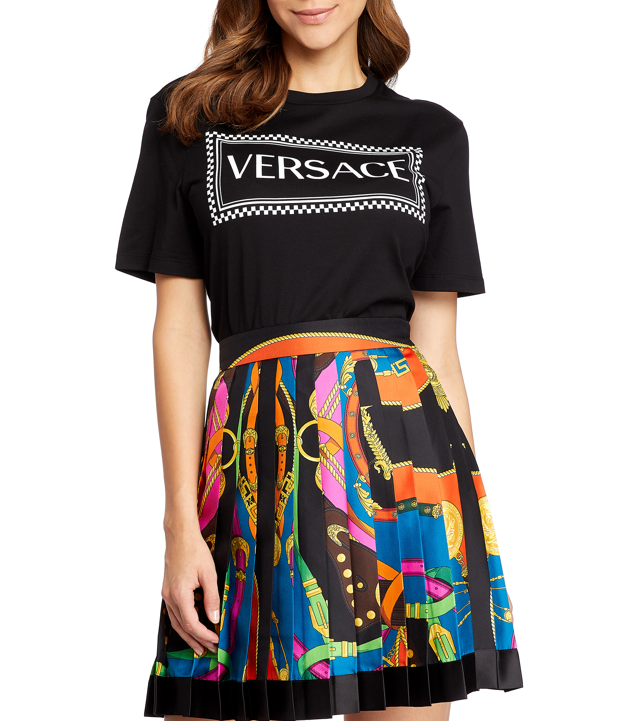 Versace Playera con logotipo manga corta Mujer El Palacio de Hierro