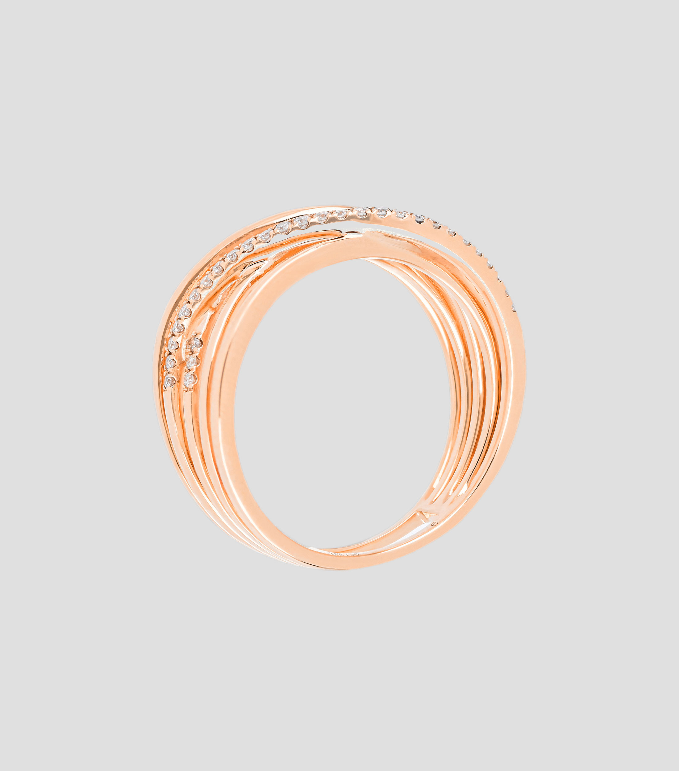Anillo en Oro rosa 18 Kts Mujer