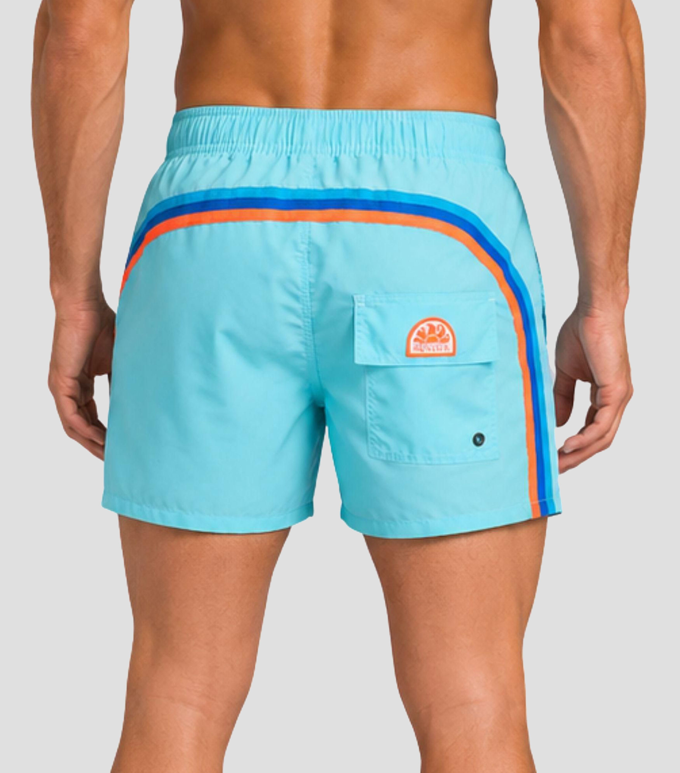 Traje de Baño corto liso Hombre