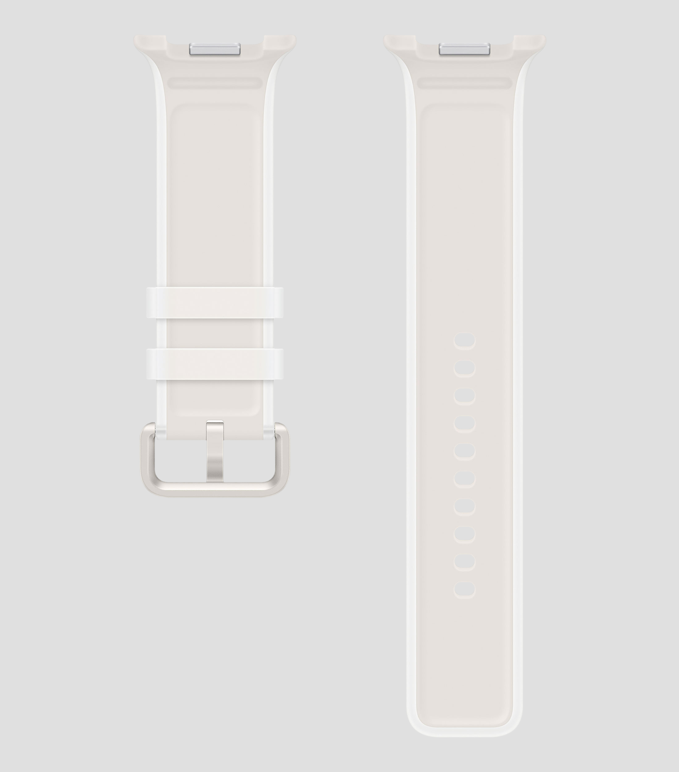 Correa para reloj Misty en silicona Crema