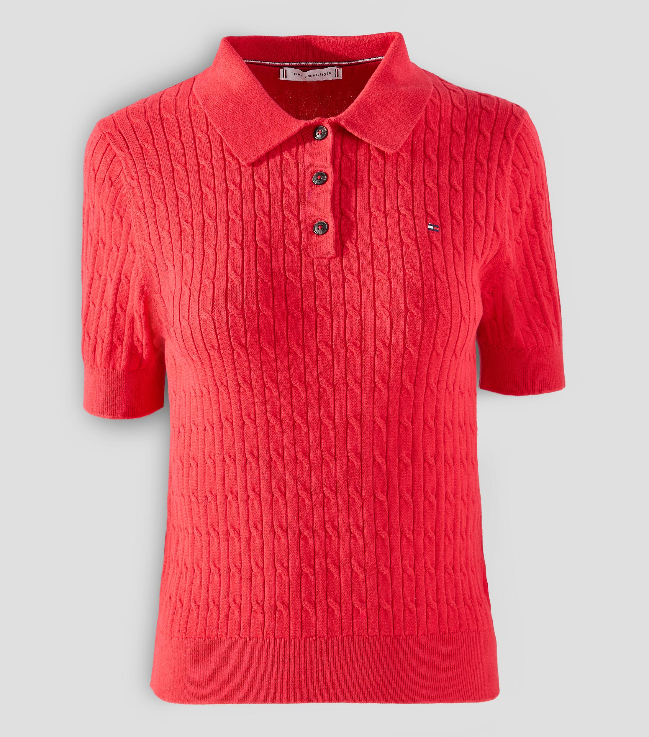 Suéter cuello tipo polo Mujer