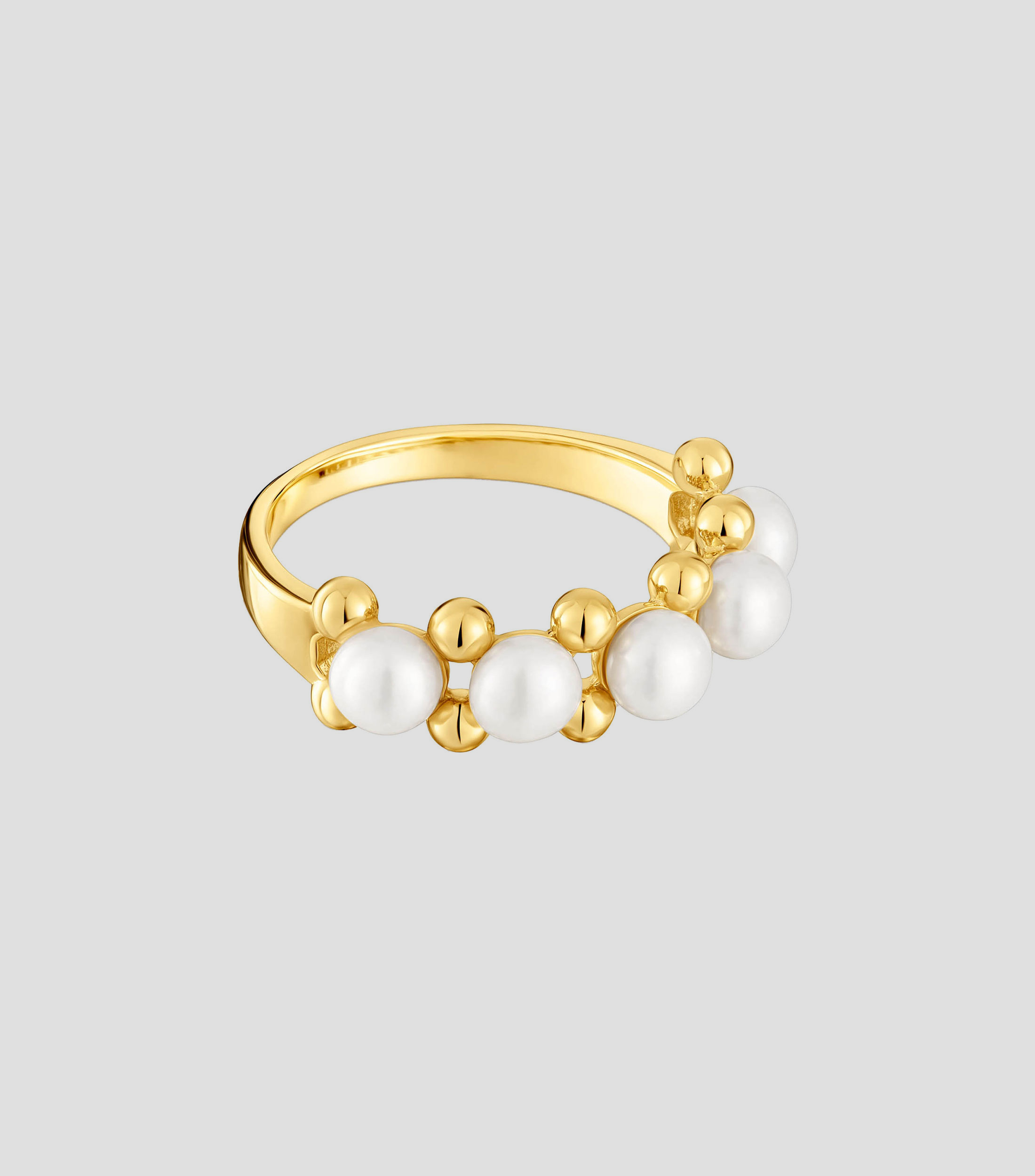 Anillo Gloss con Perlas cultivadas Mujer