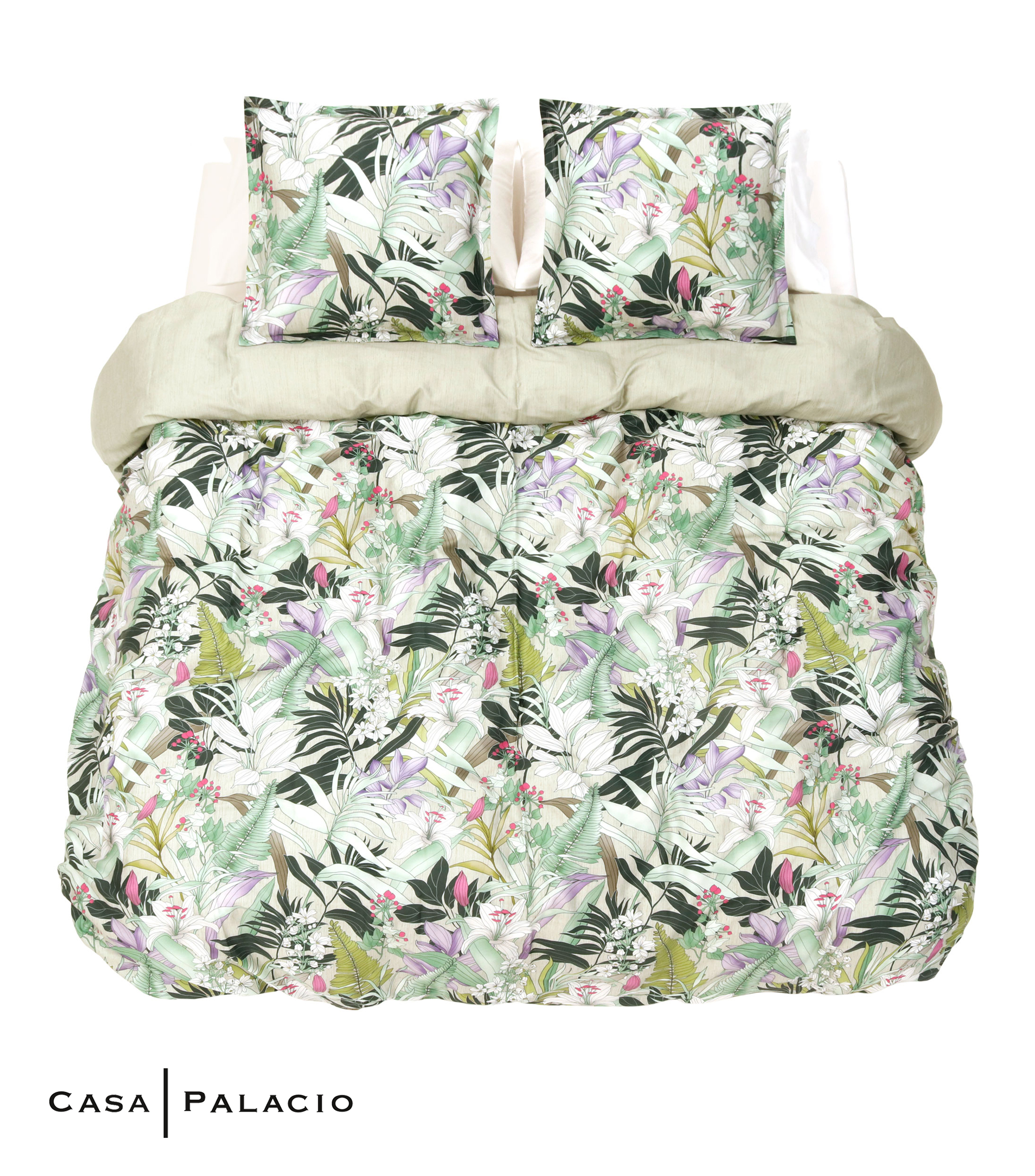 Juego de Funda para Duvet Matrimonial - Queen Size Vergel Multicolor