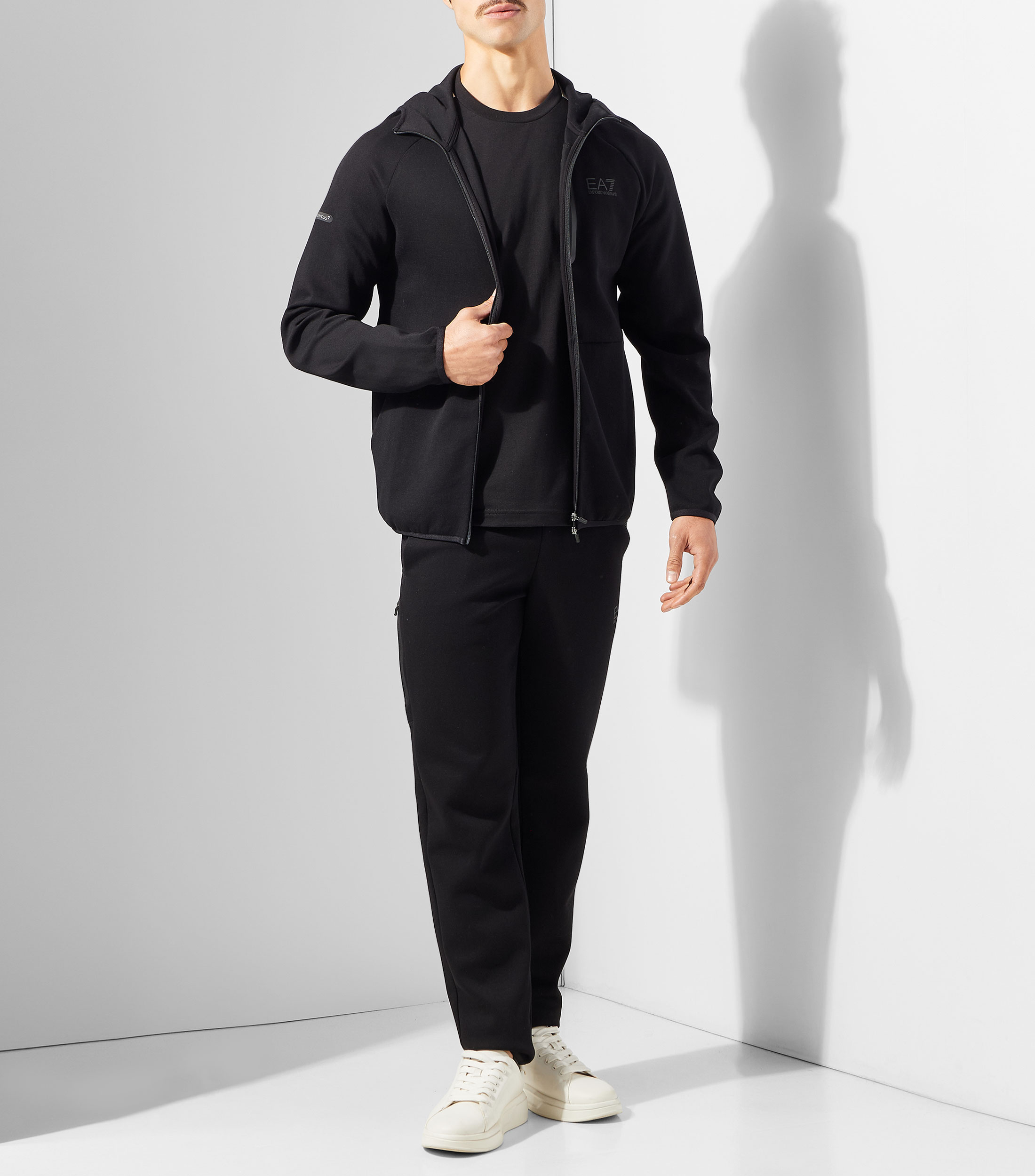 Sudadera canguro con cierre y capucha Hombre