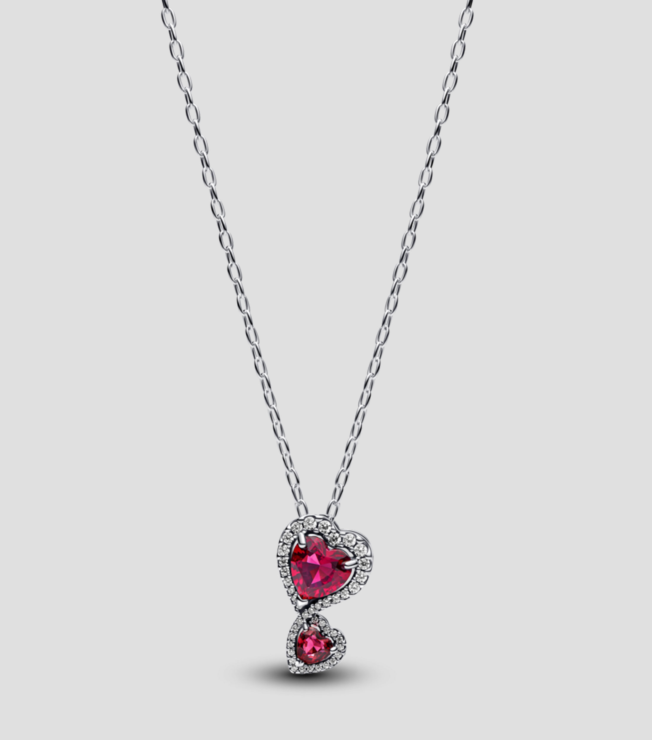 Collar en plata .925 Halo Corazón Mujer