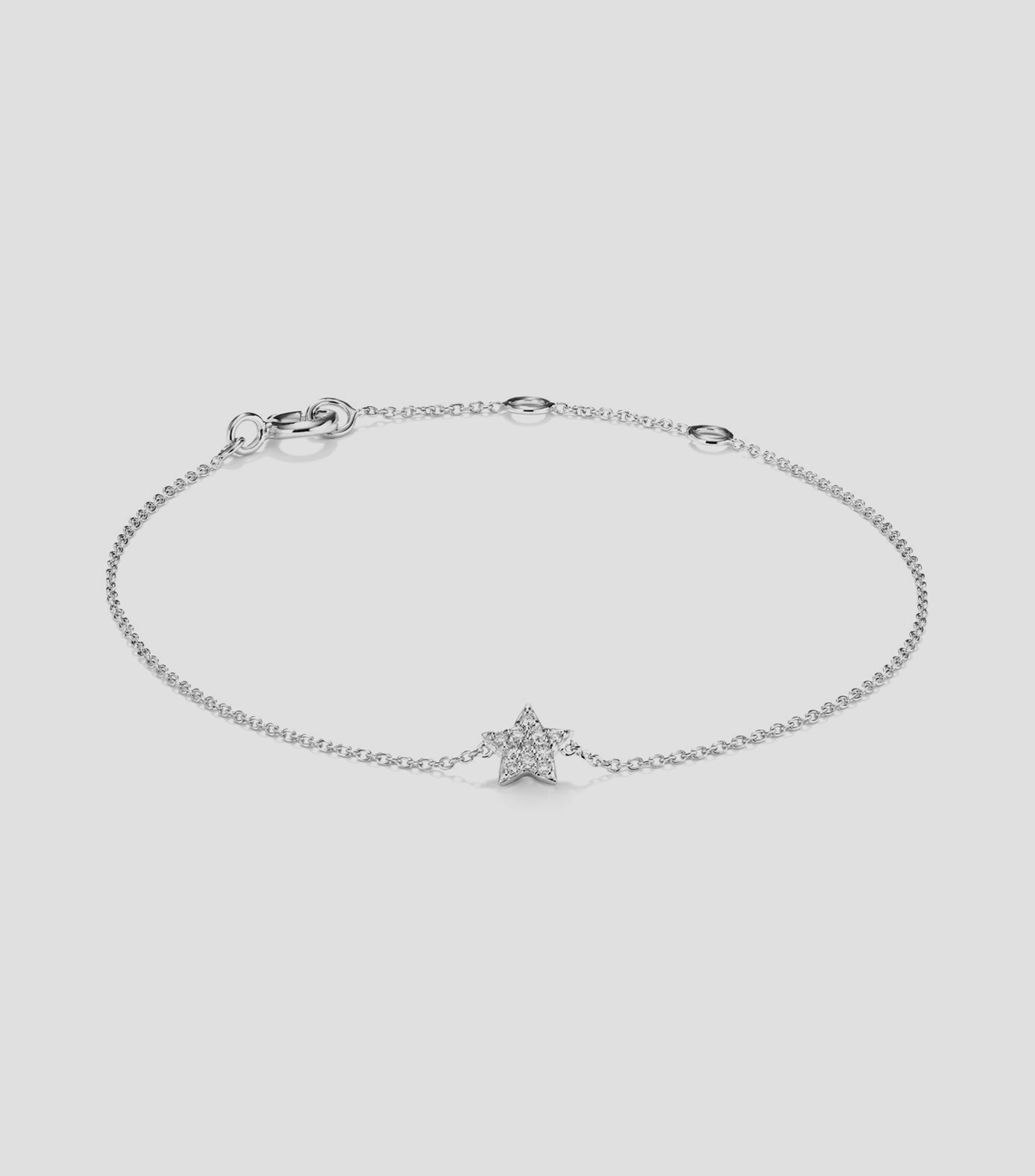 Pulsera en oro blanco de 18 Kts Grace Mujer