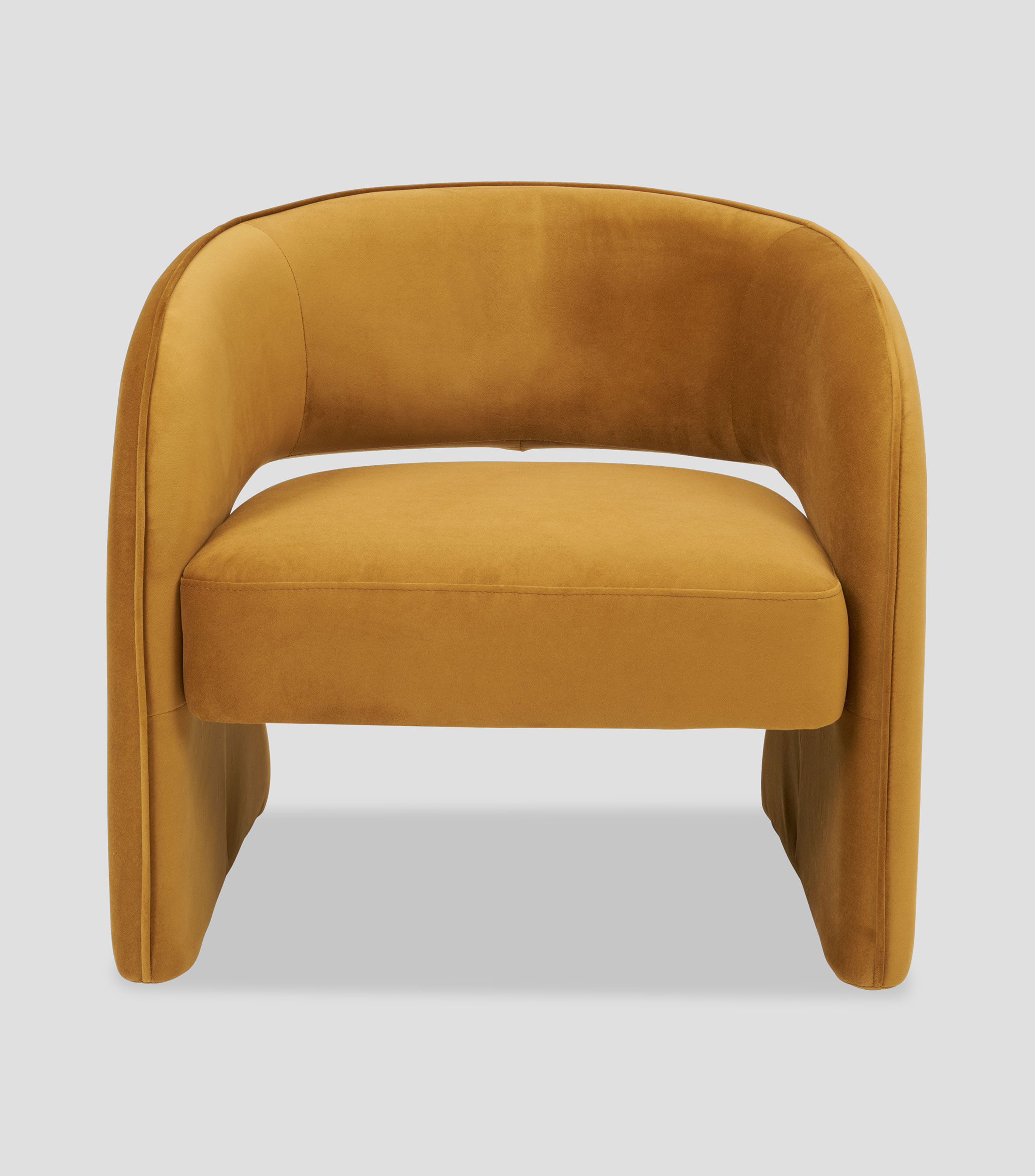 Sillón Soren en tela Ochre