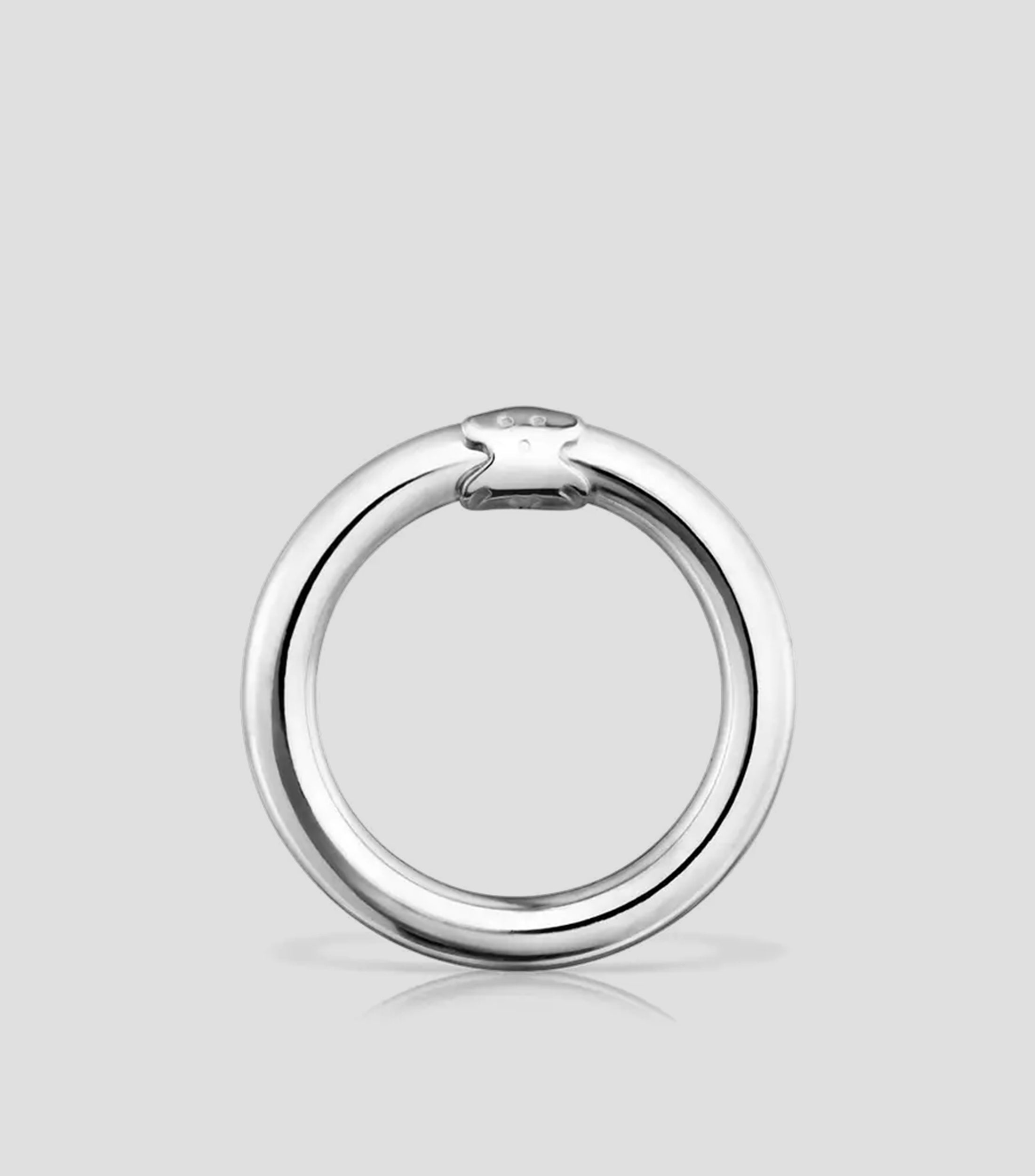 Dije tipo anilla en plata Hold Mujer
