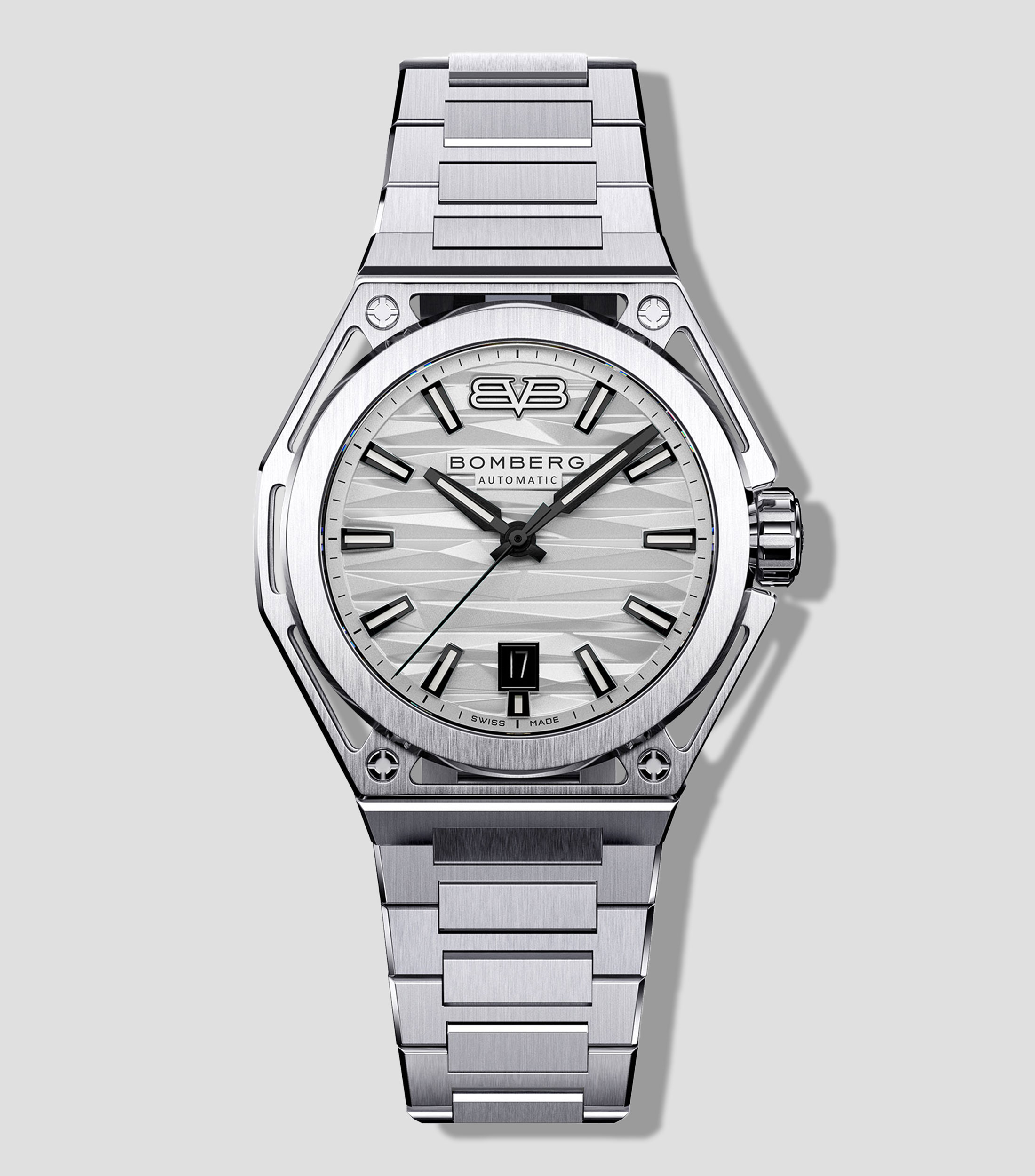 Reloj Unisex Edge Casual, Plateado