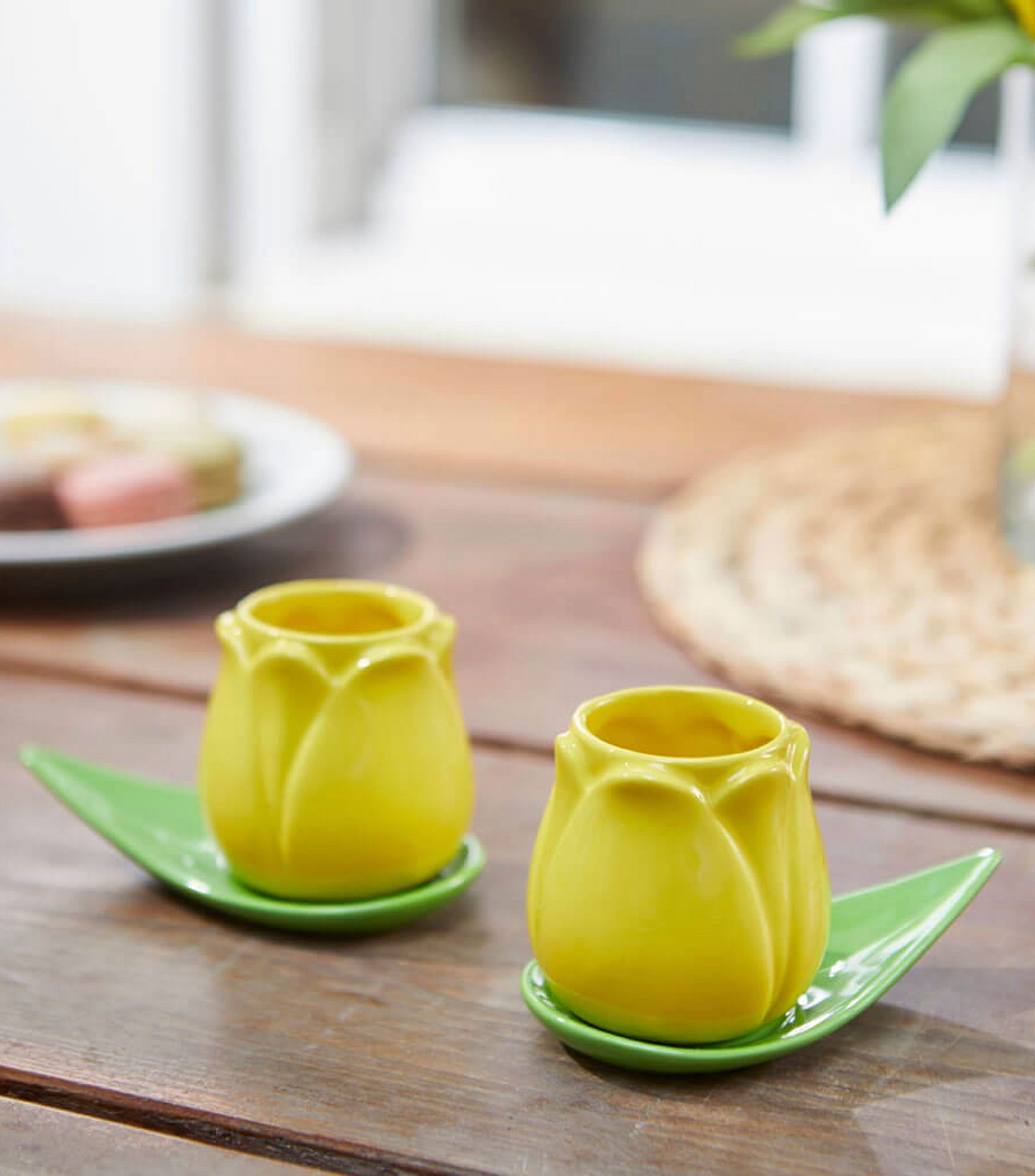 Set 2 tazas para café espresso Tulip