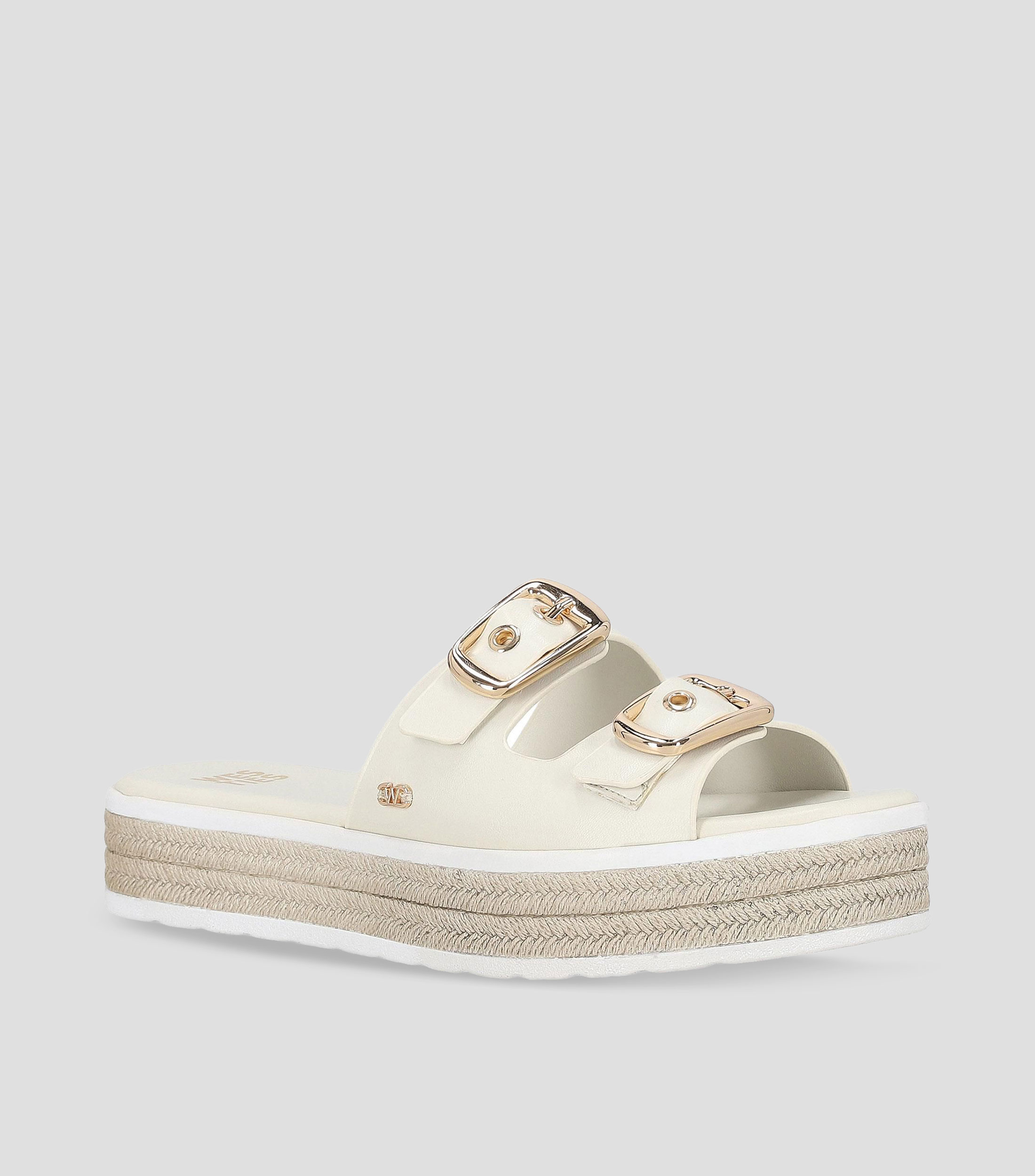 Sandalias planas con plataforma Mujer