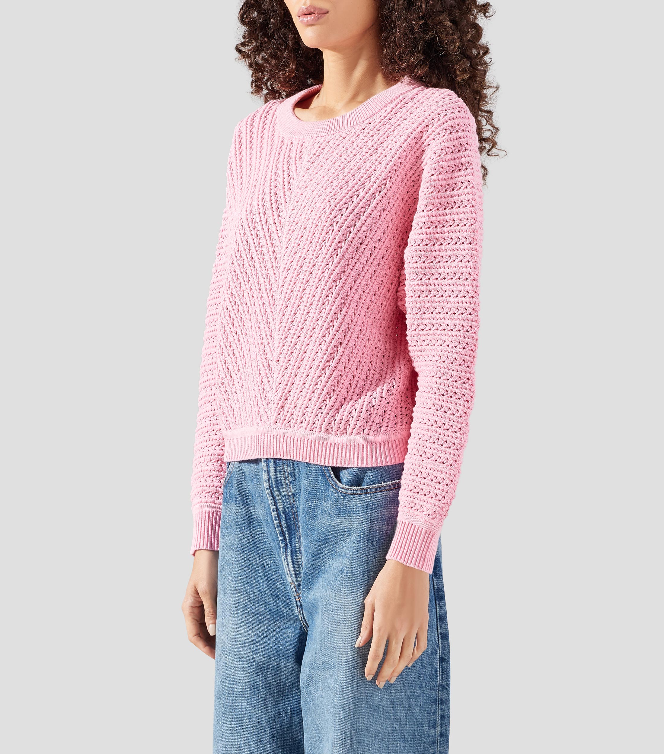 Suéter cuello redondo Mujer