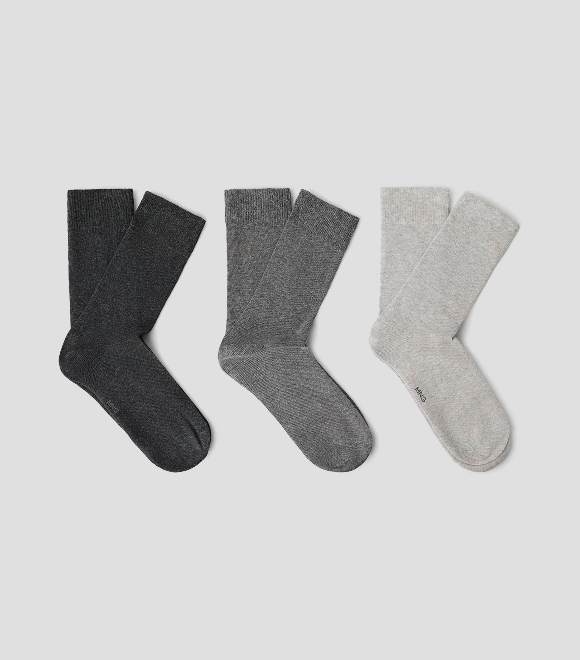 Set 3 calcetines jaspeado Hombre