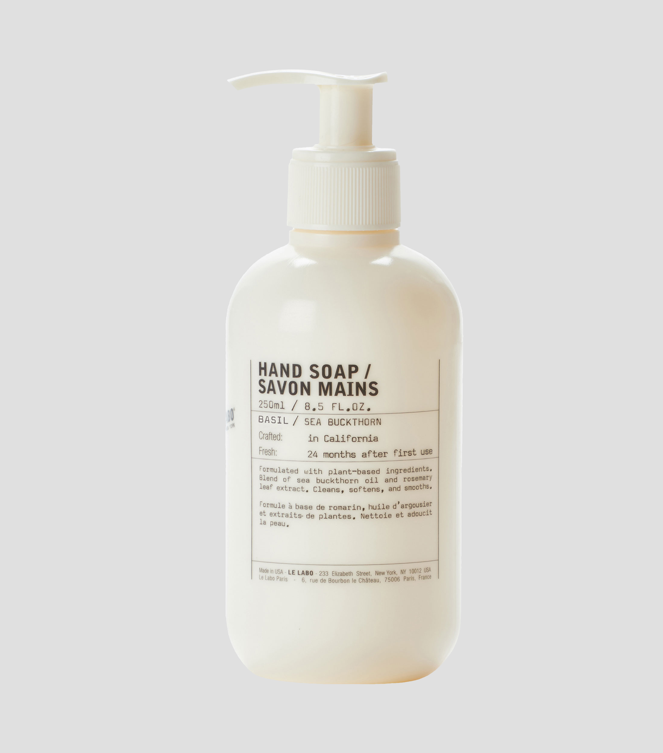 Jabon para Manos Basil, 250 ml