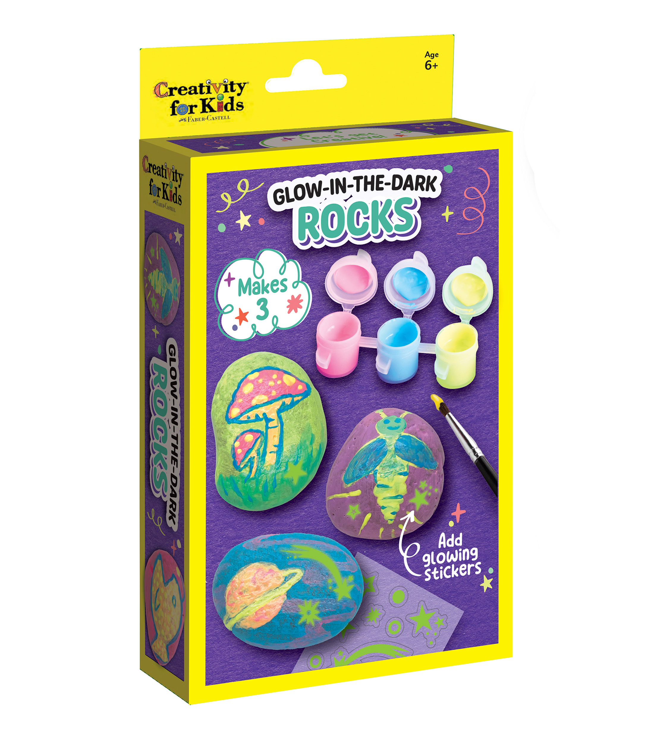 Set Stickers Glow in teh Dark Rocks
