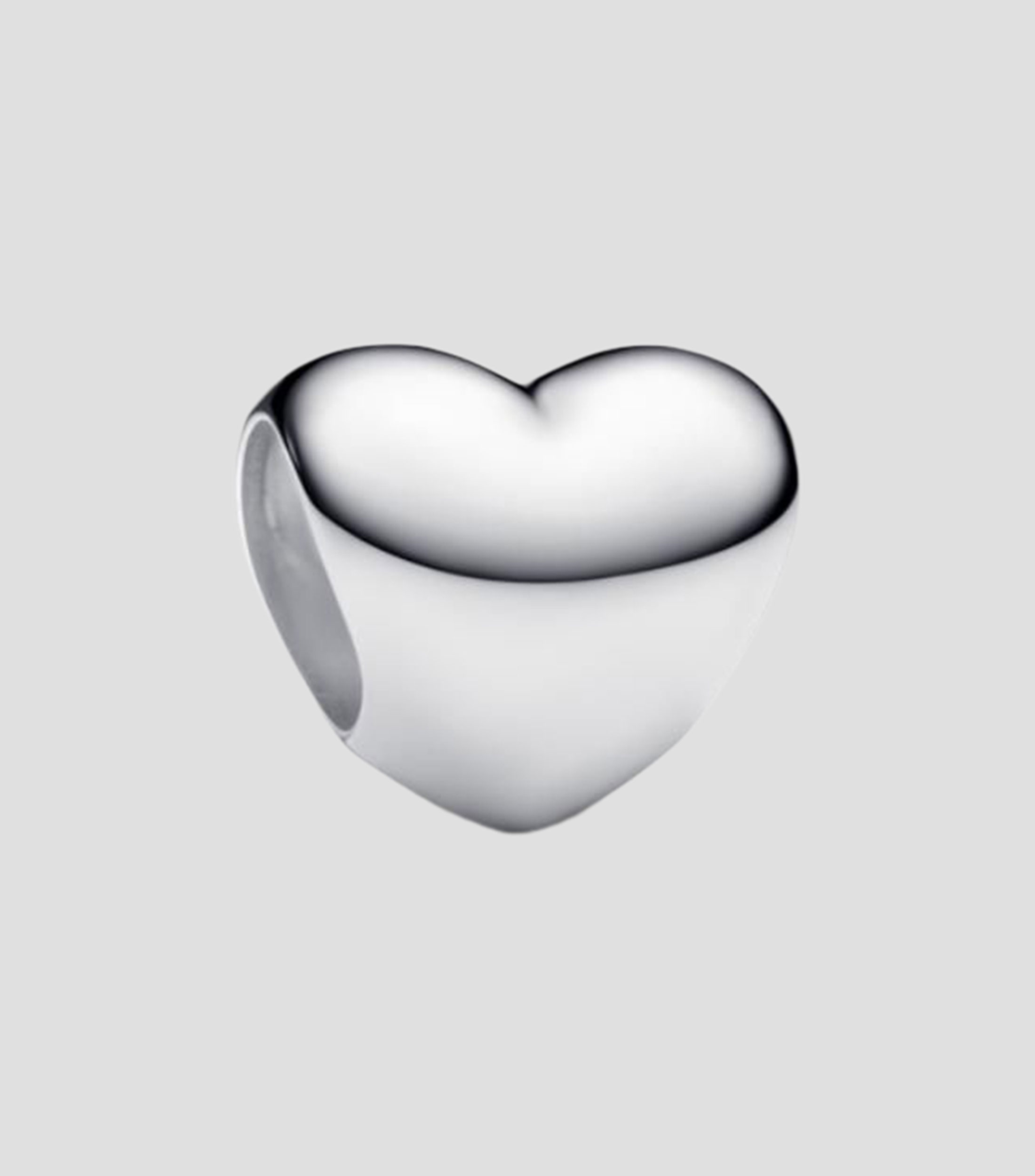 Charm Heart Mini en plata Mujer