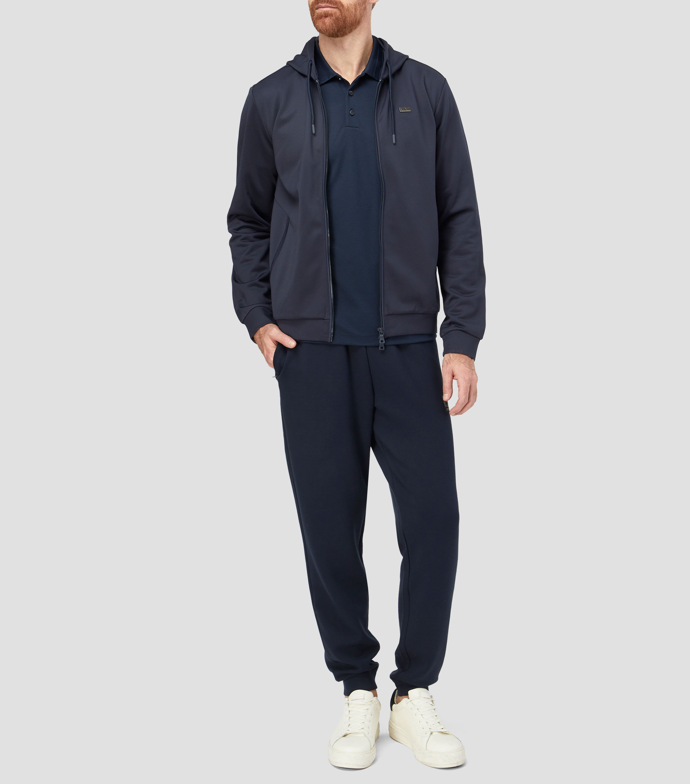Sudadera con cierre y capucha Hombre