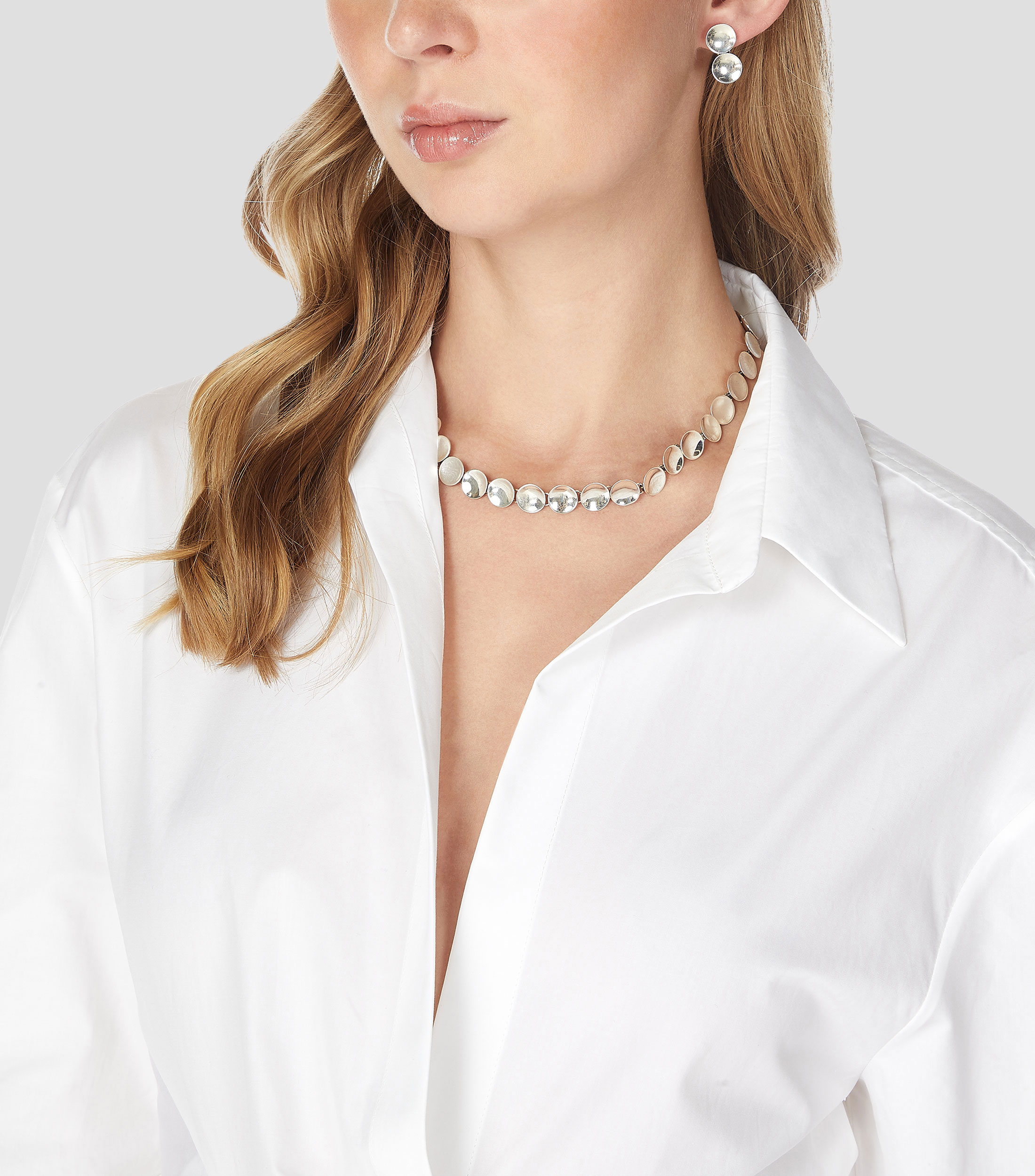 Set de collar y aretes en plata .925 Mujer