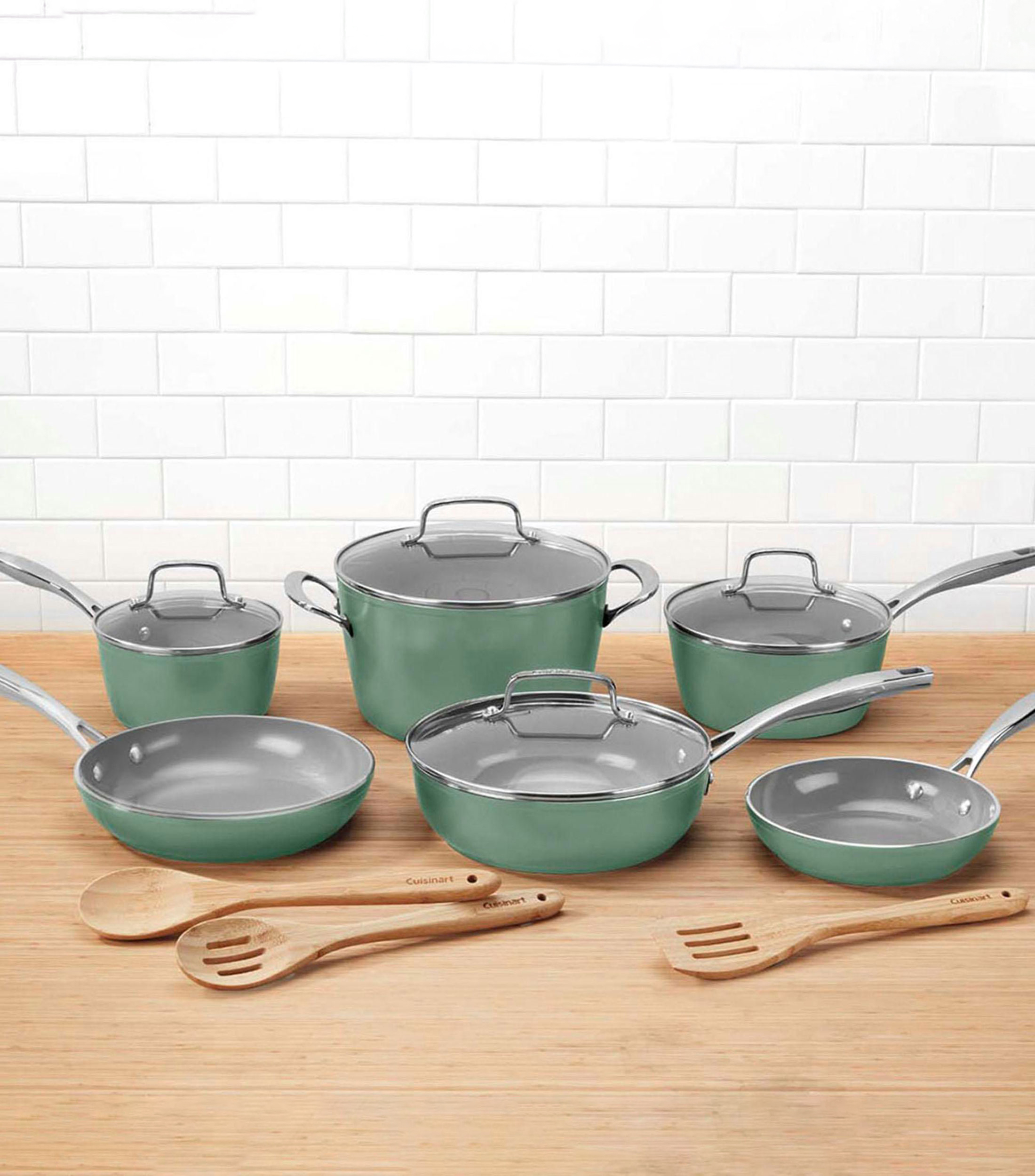 Batería de cocina en cerámica con 13 piezas