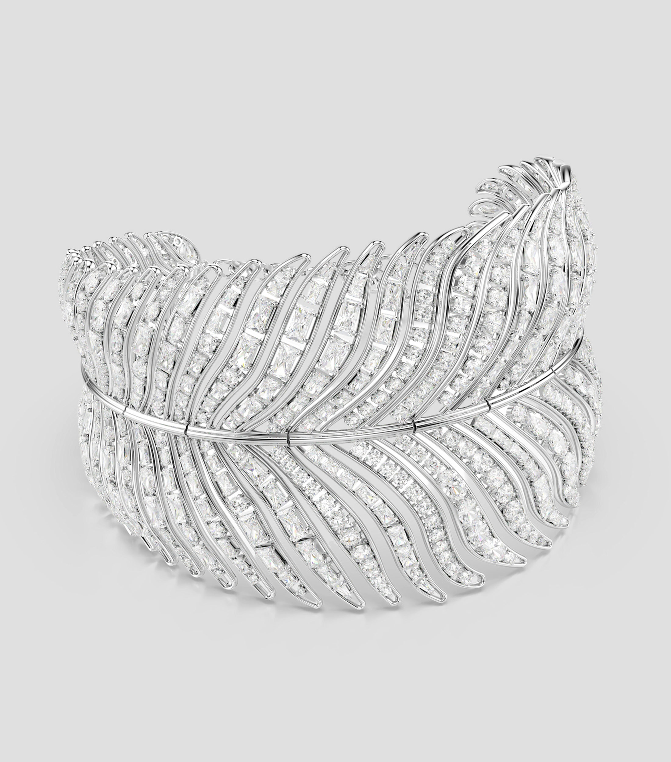 Collar con gran pluma envolvente Vienna Mujer