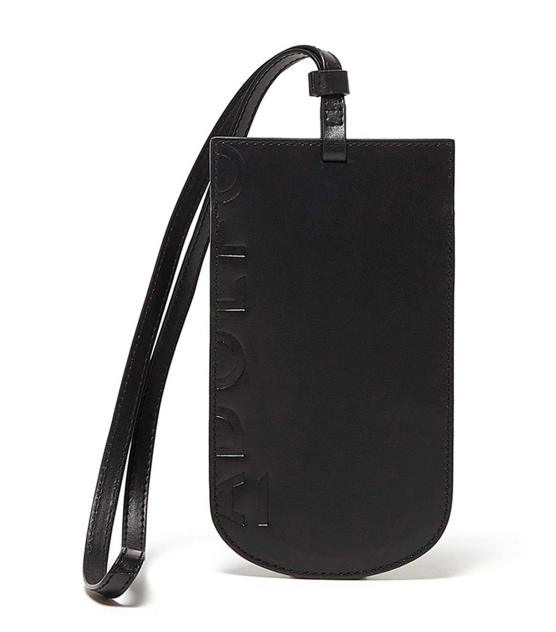 Adolfo Dominguez Bolso para Móvil de piel color negro - El Palacio de