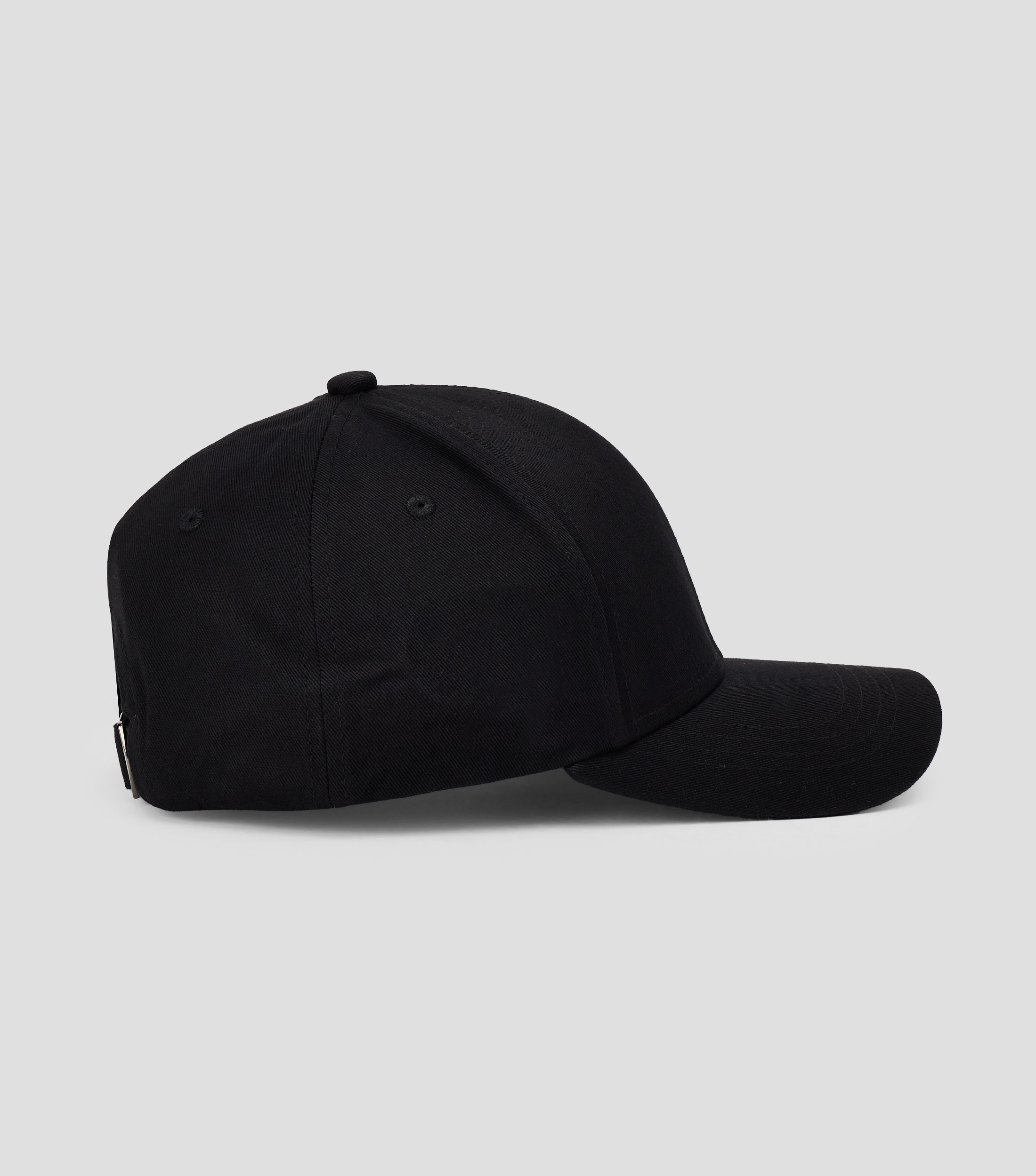 Gorra con logo negro Hombre
