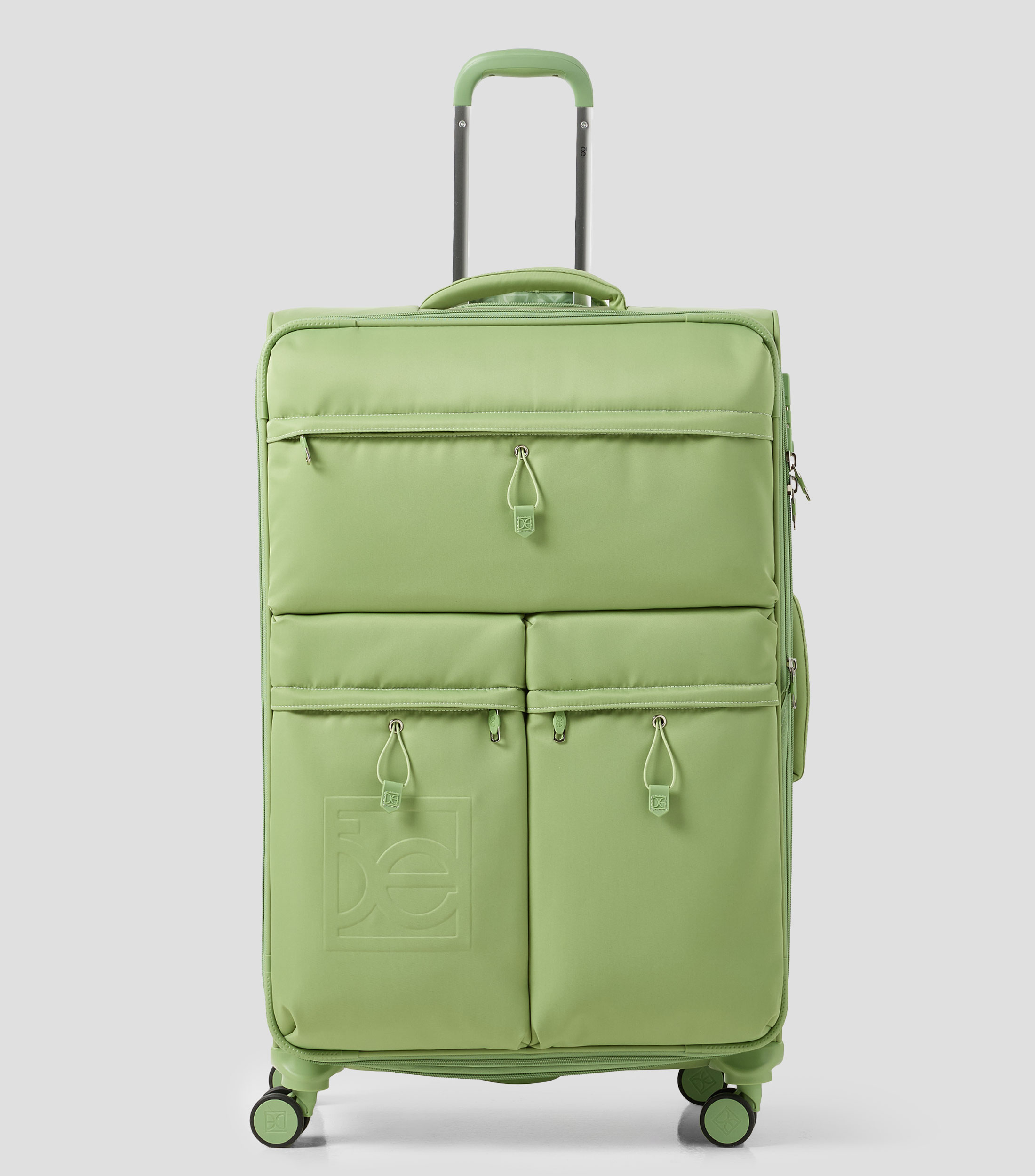 Maleta de viaje Vertical verde