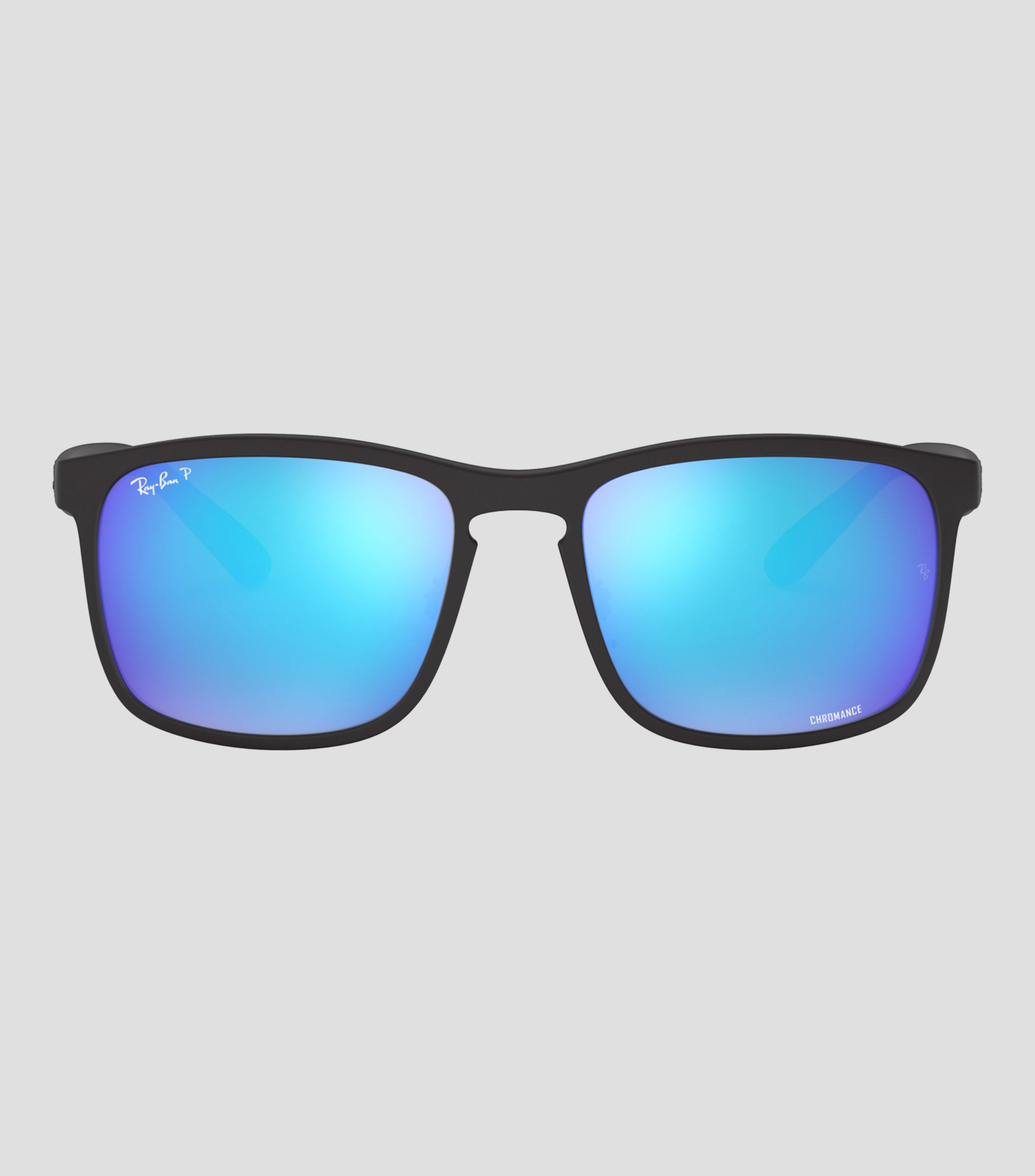 Lentes de sol cuadrados Chromance negros Hombre