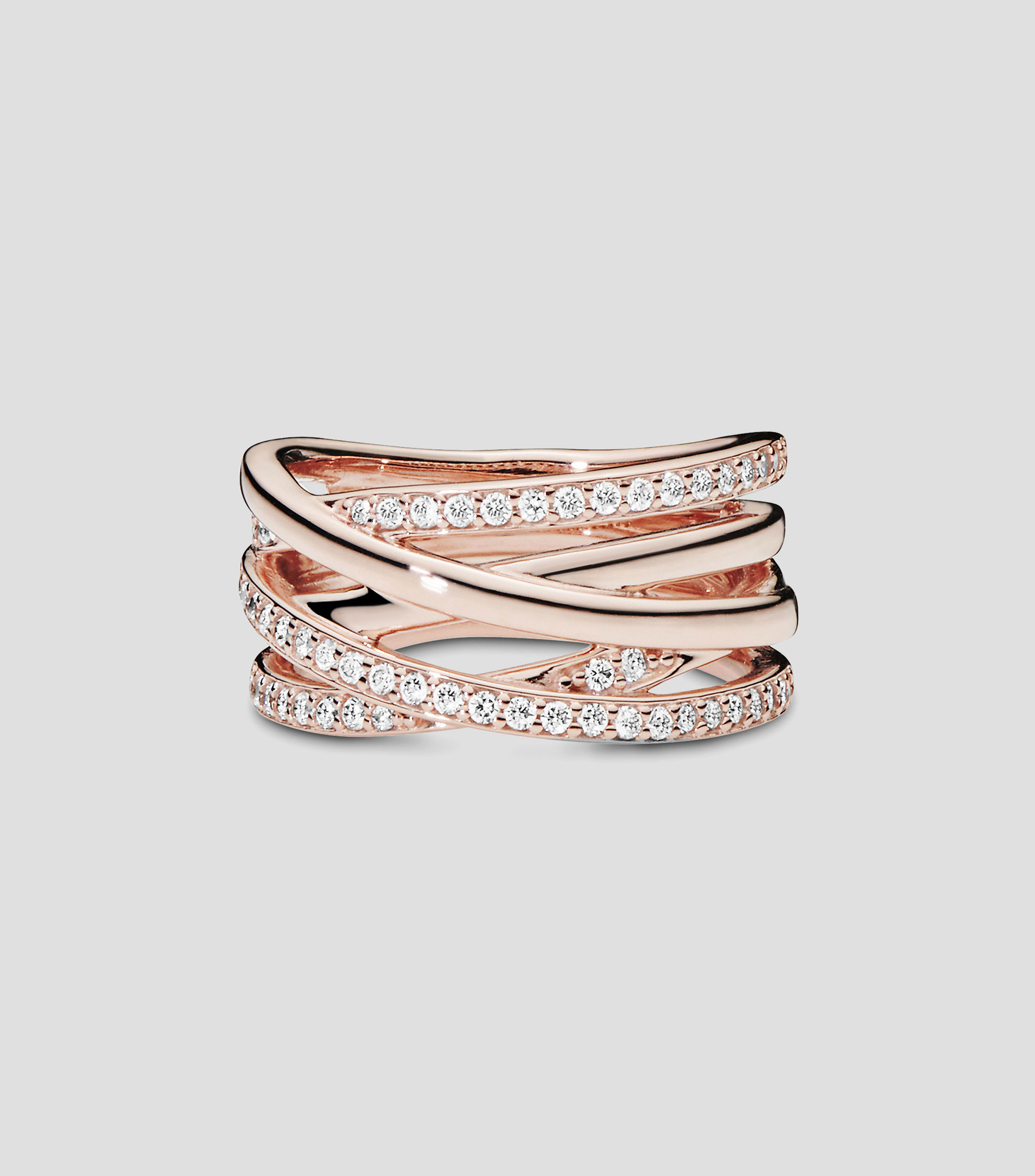 Anillo en plata Entrelazado Rose Mujer Talla: 56